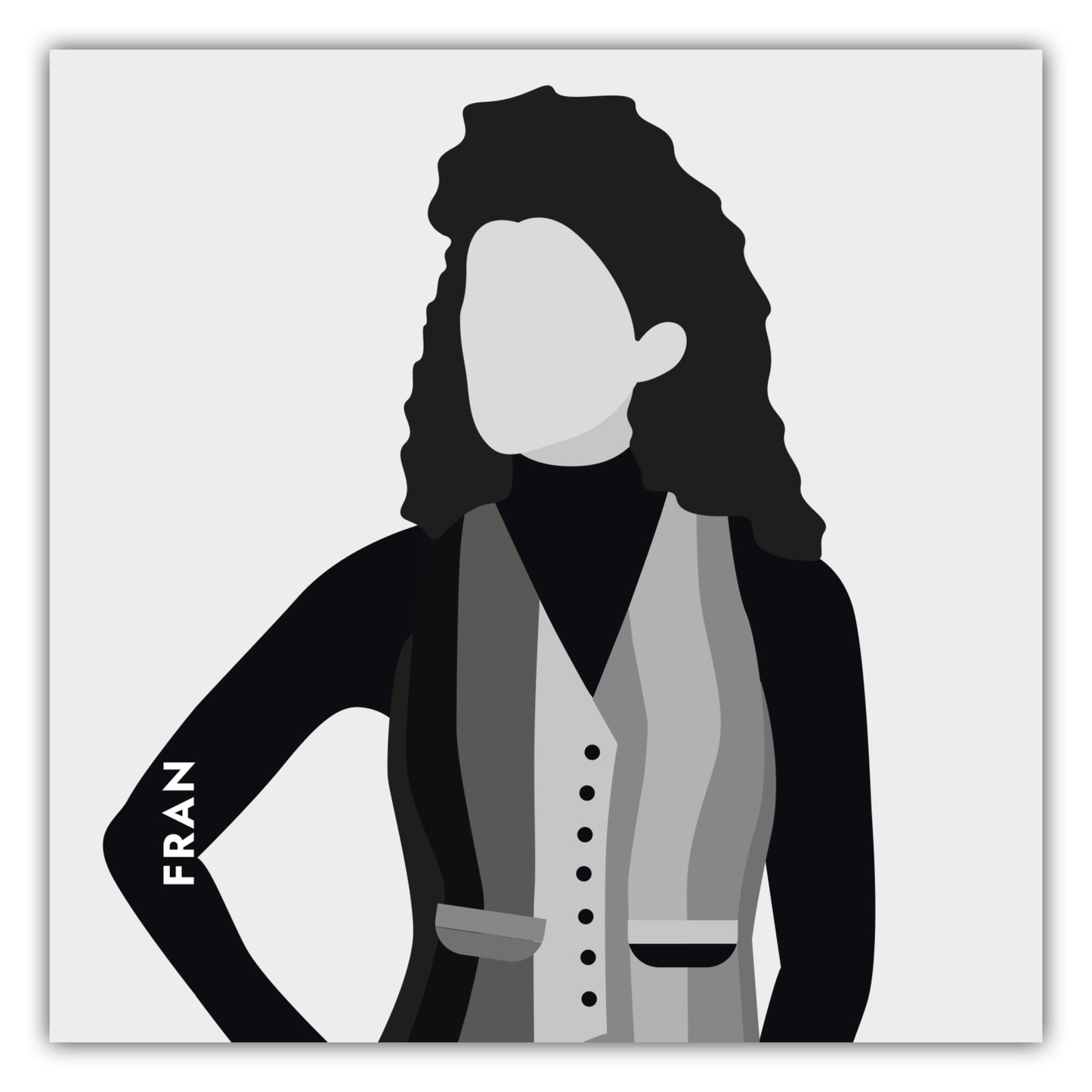 Poster Die Nanny - Fran - Mit Weste