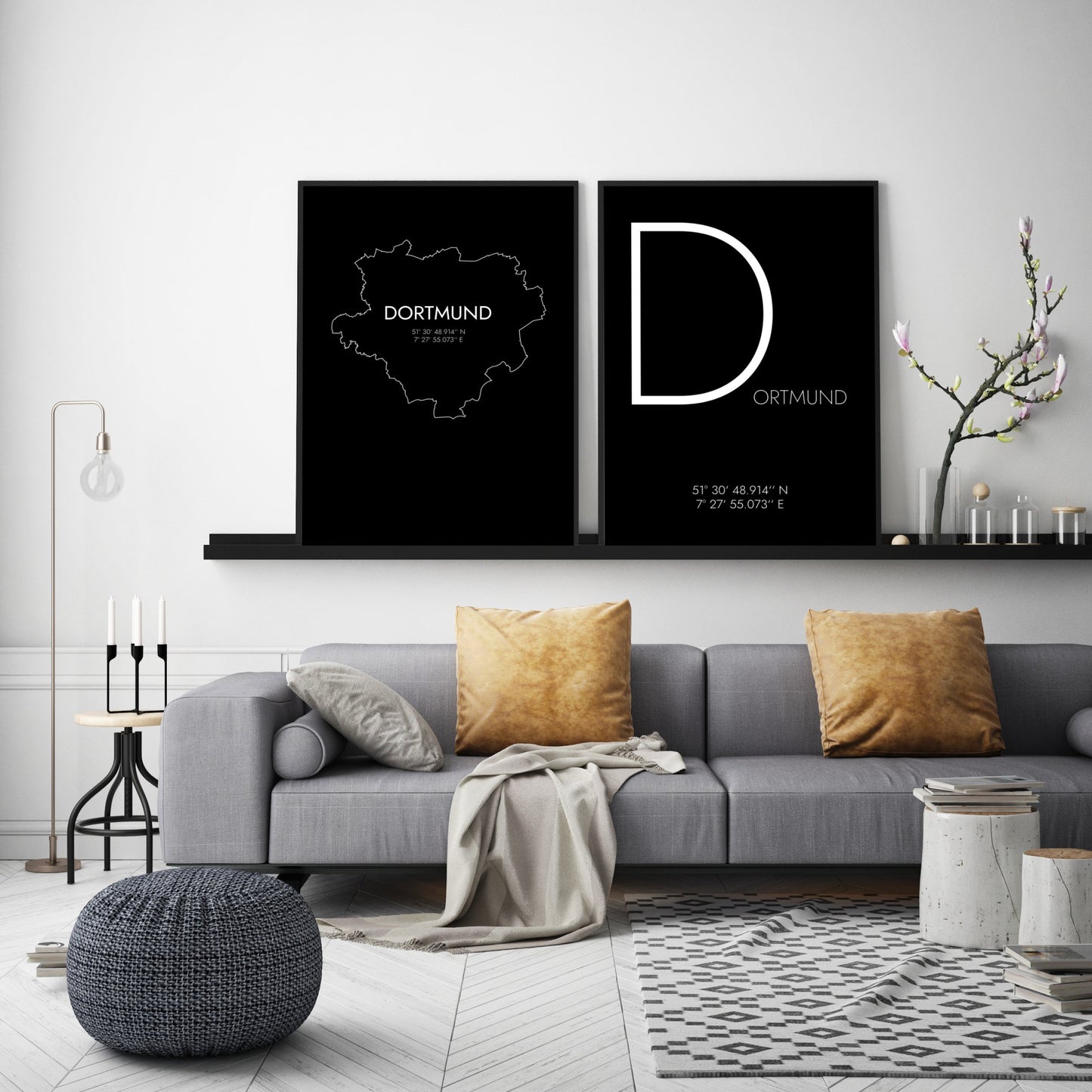 Poster Dortmund Koordinaten #4
