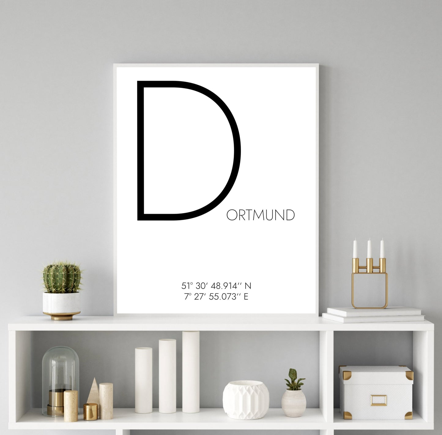 Poster Dortmund Koordinaten #4