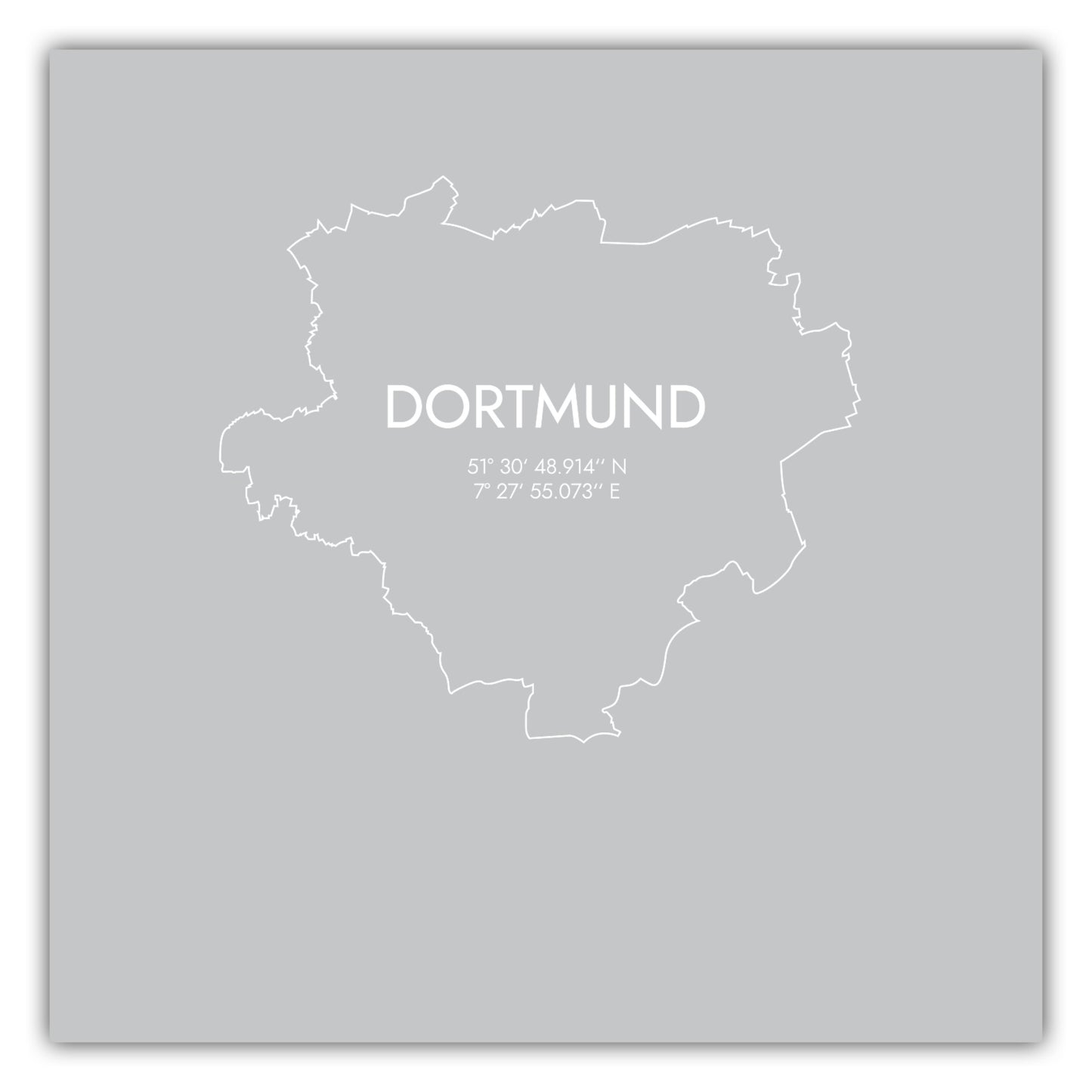 Poster Dortmund Koordinaten #7