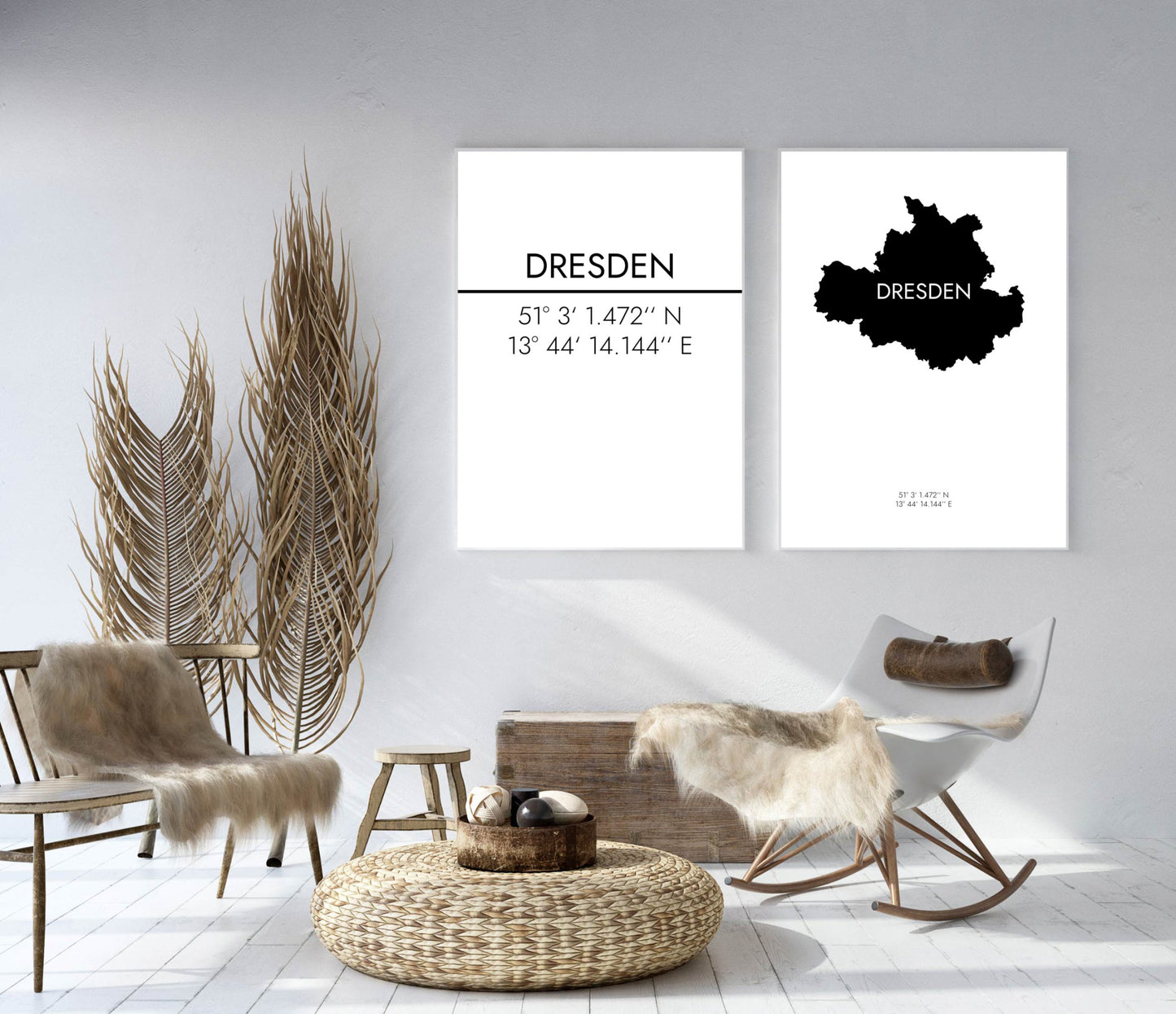 Poster Dresden Koordinaten #2