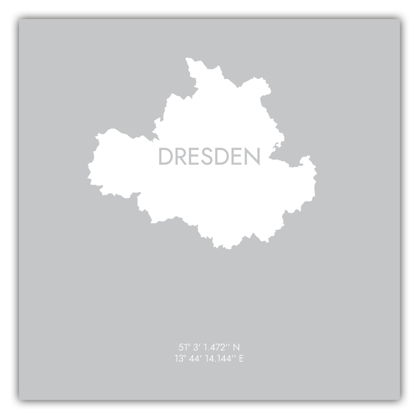 Poster Dresden Koordinaten #6