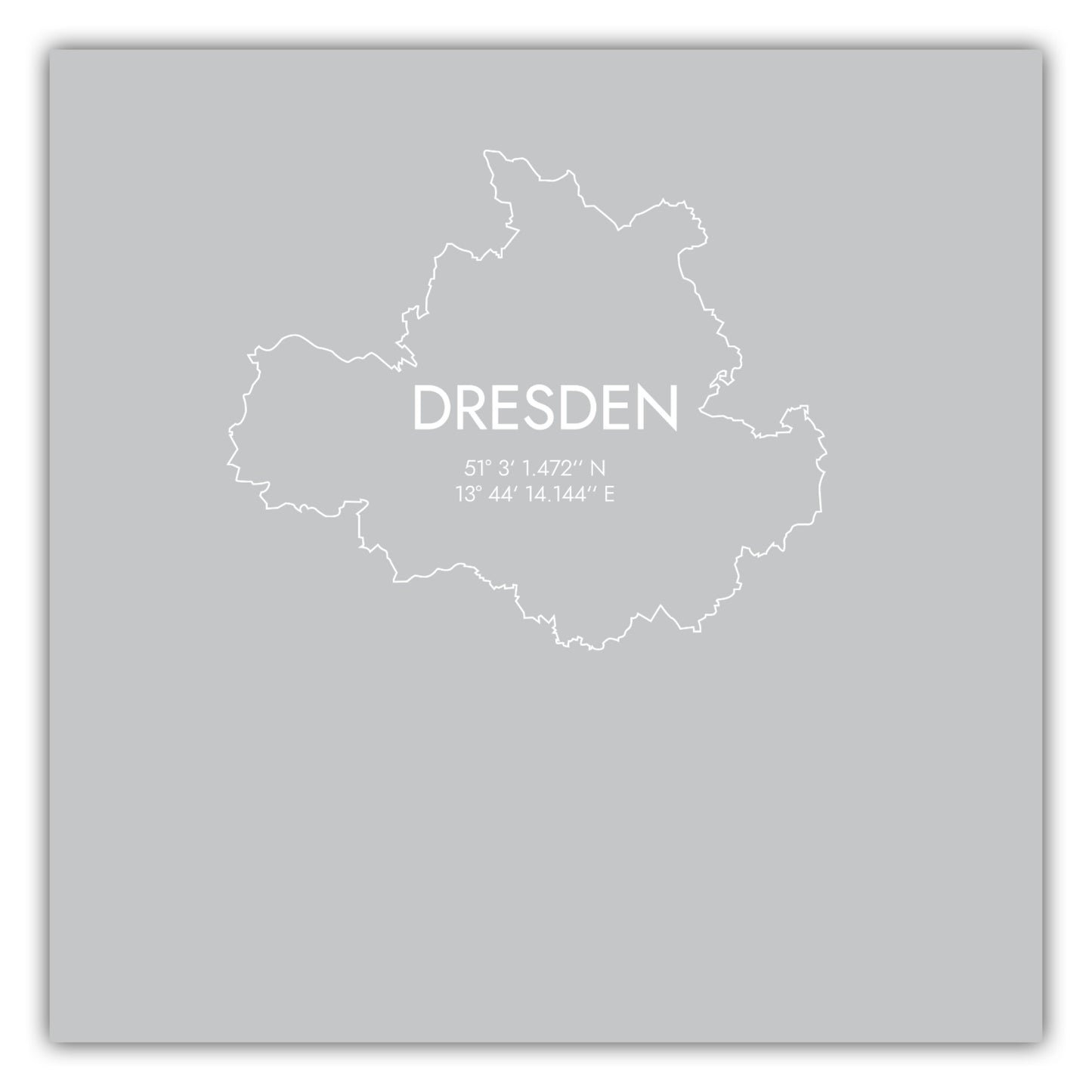 Poster Dresden Koordinaten #7