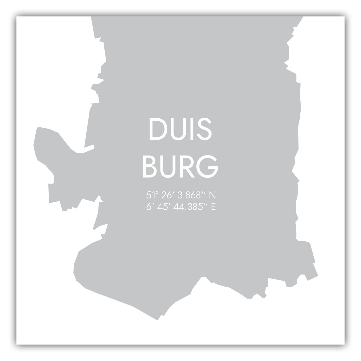 Poster Duisburg Koordinaten #5