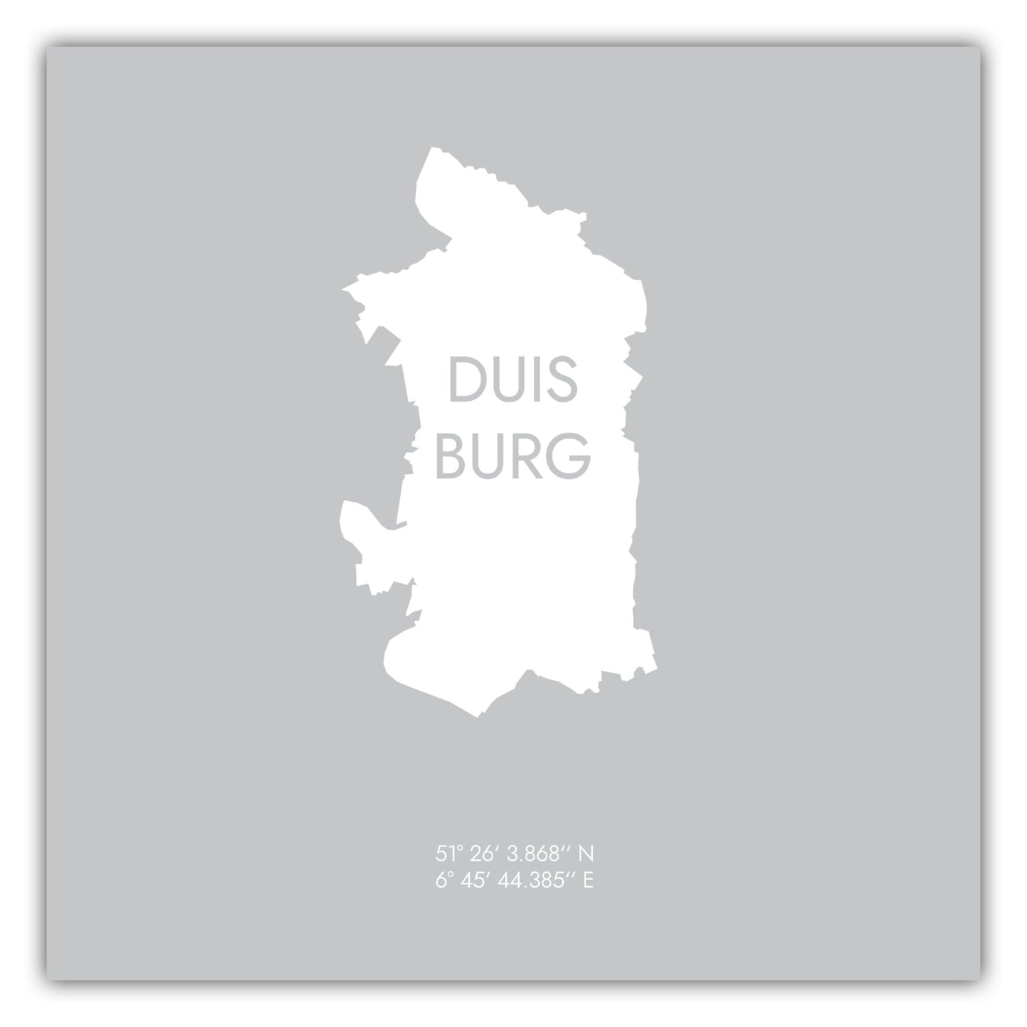 Poster Duisburg Koordinaten #6