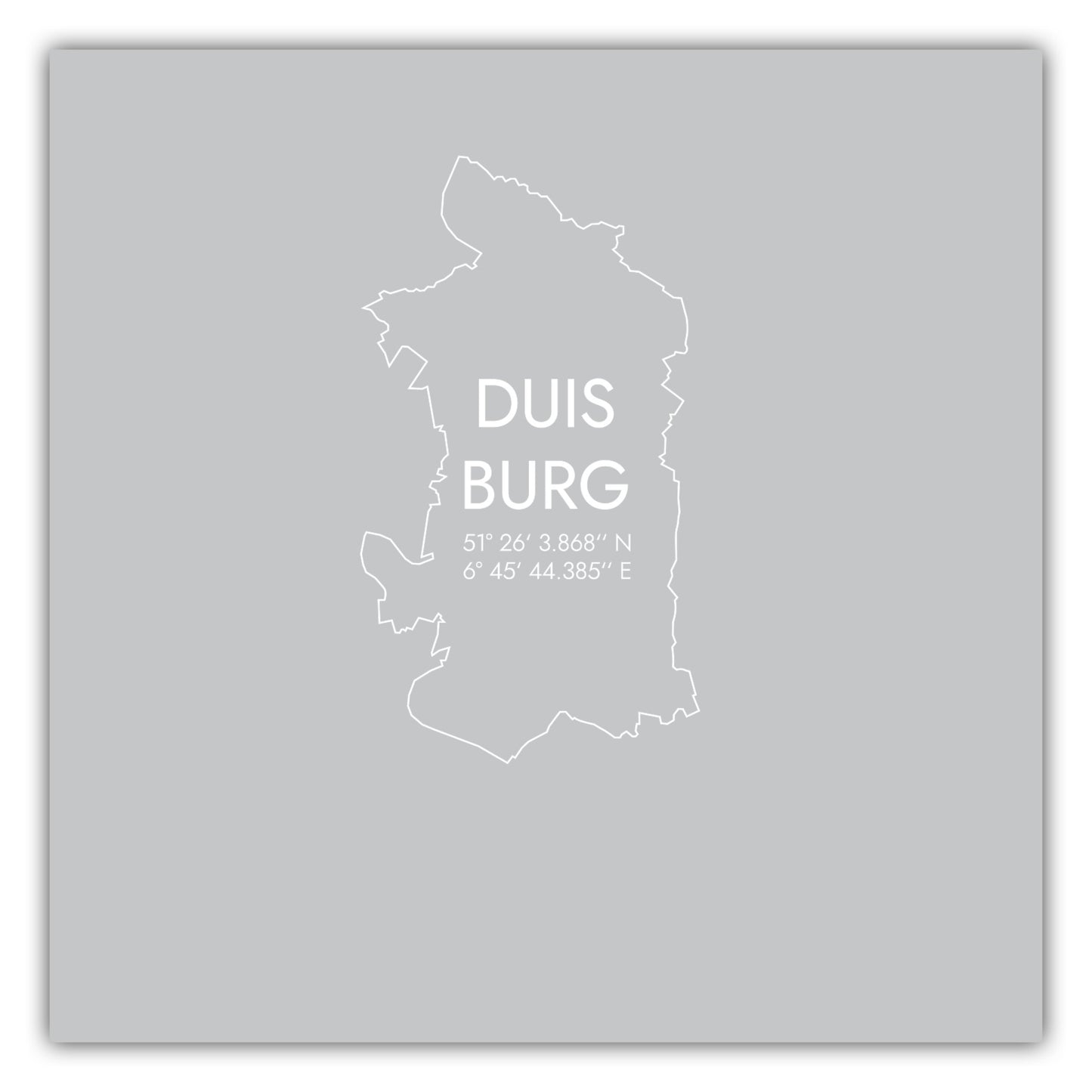 Poster Duisburg Koordinaten #7