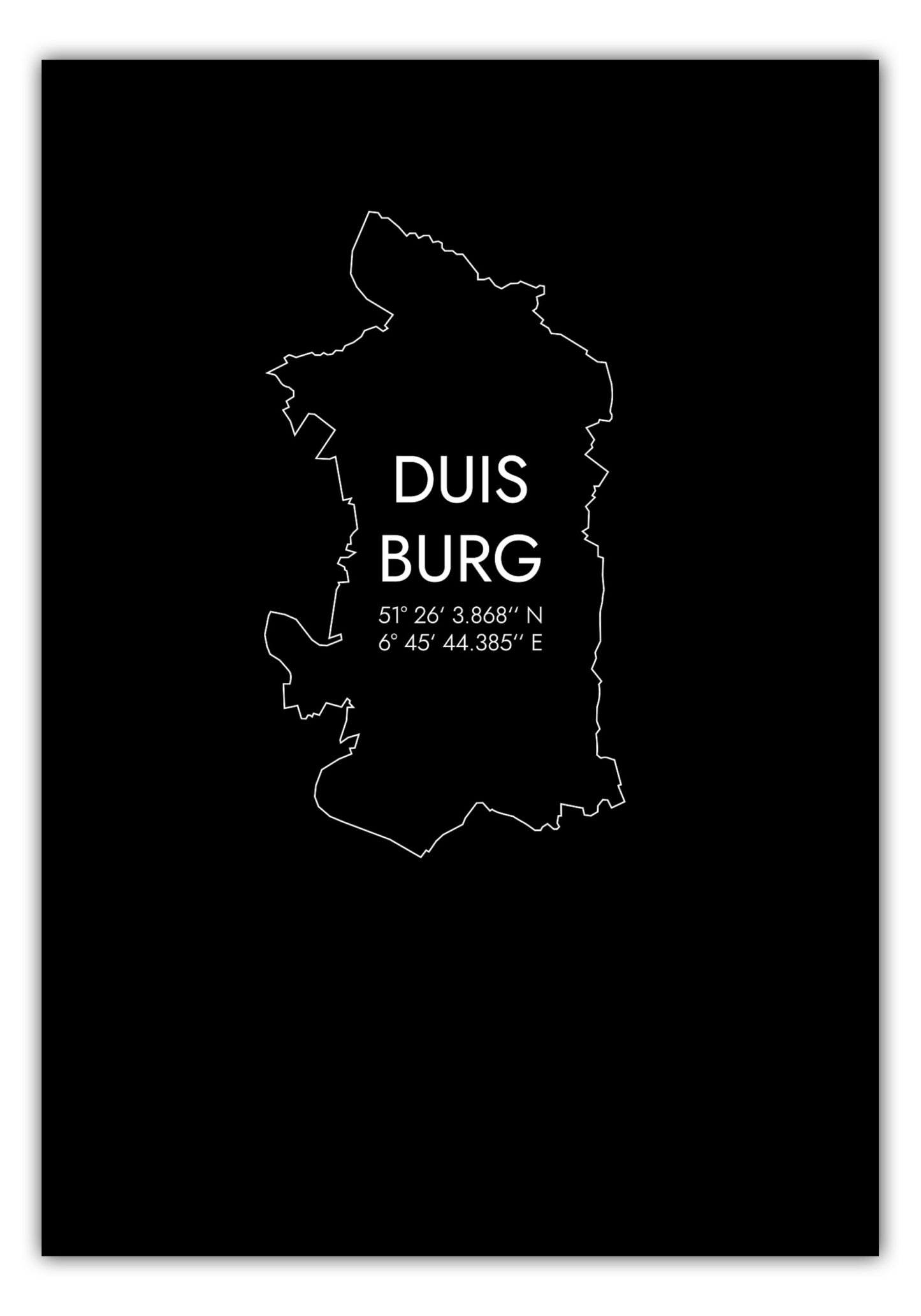 Poster Duisburg Koordinaten #7