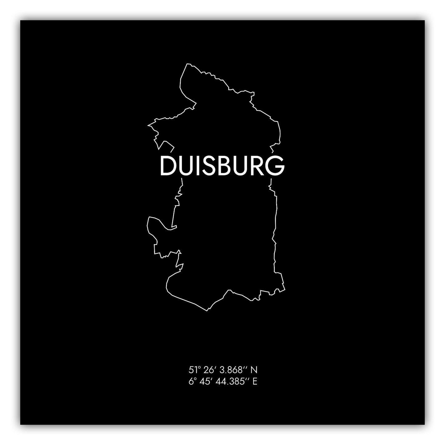 Poster Duisburg Koordinaten #8