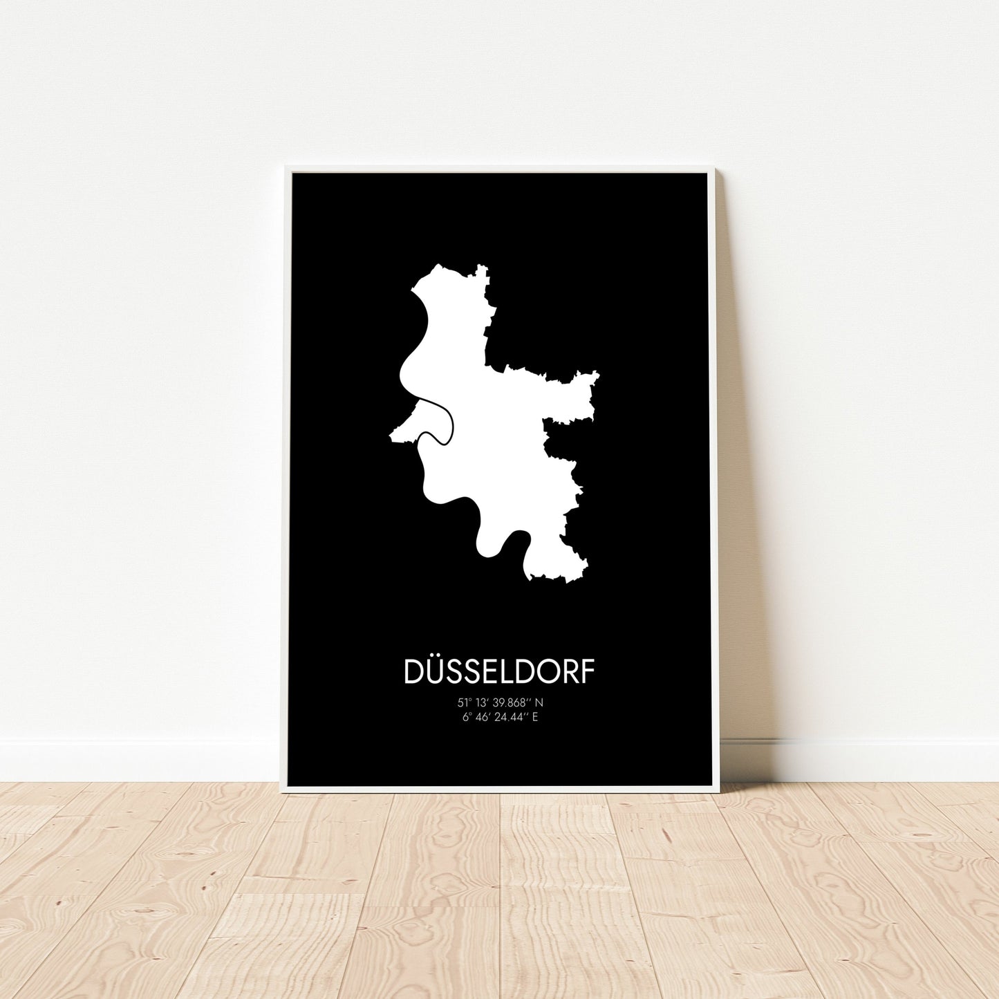 Poster Düsseldorf Koordinaten #3
