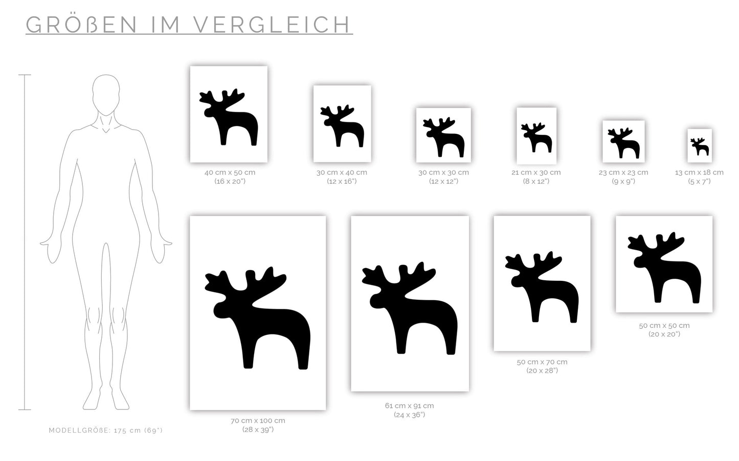 Poster Elch groß