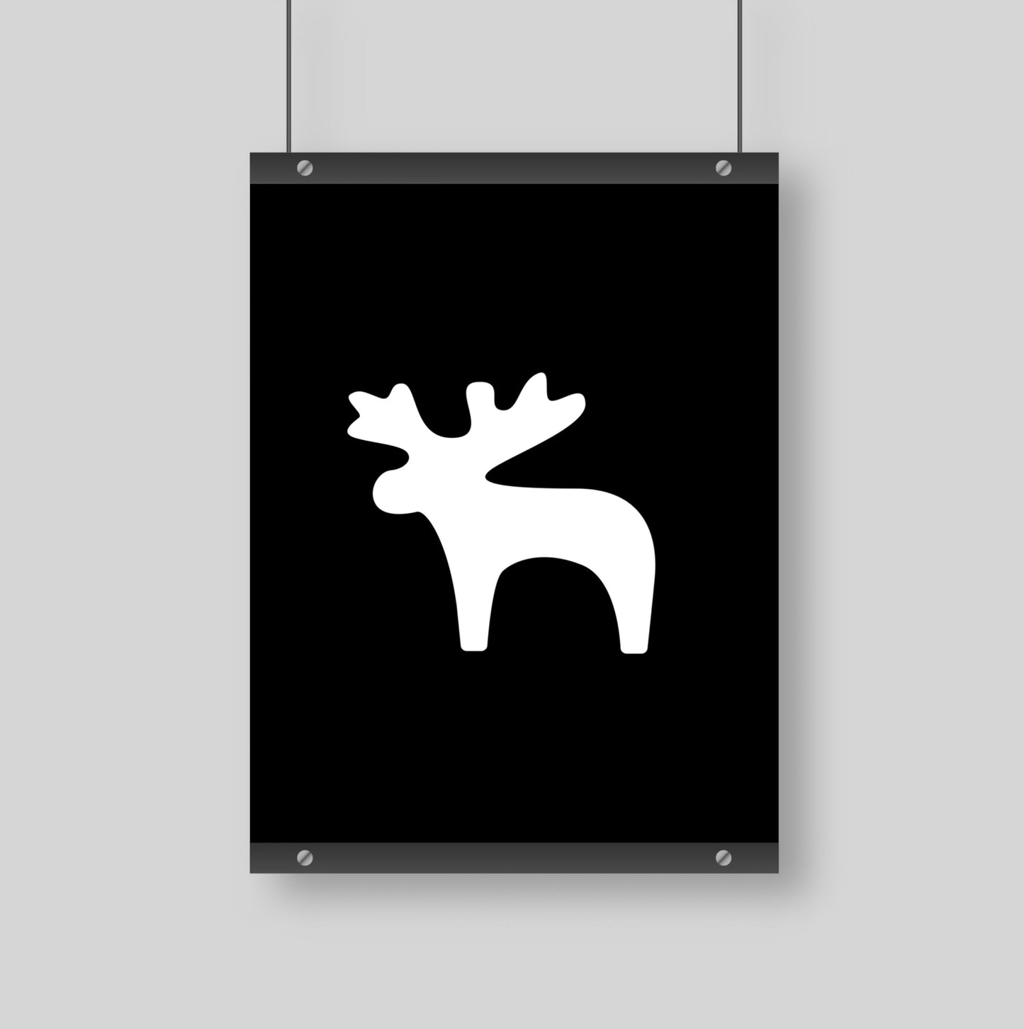 Poster Elch mittel