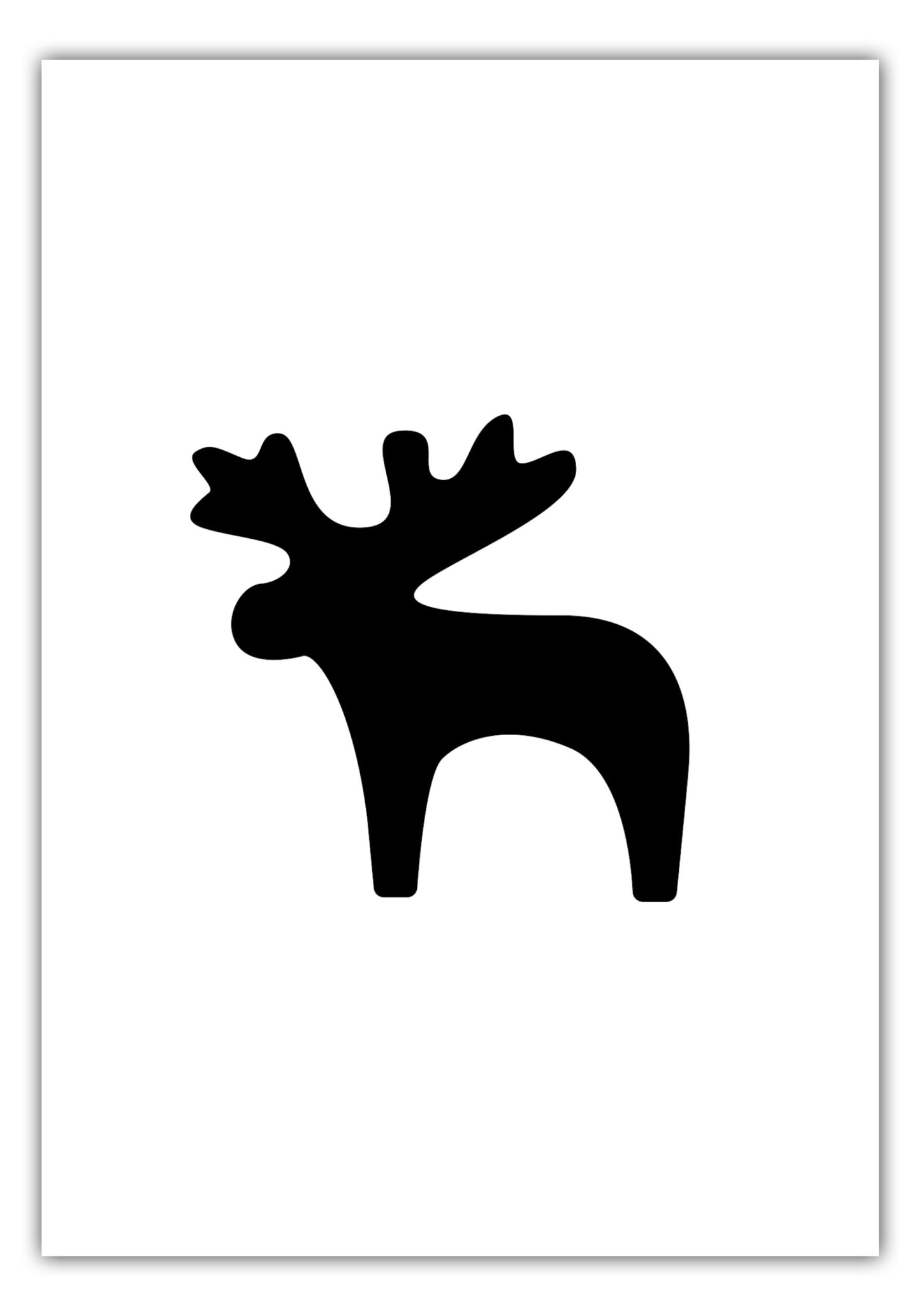 Poster Elch mittel