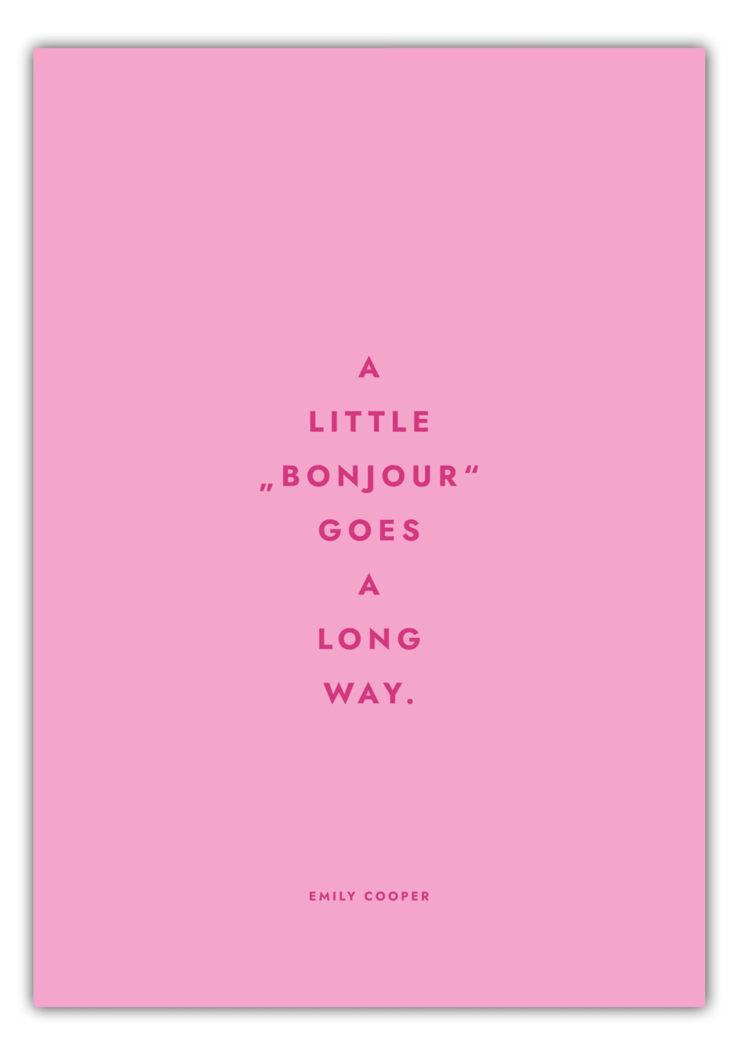 Poster Emily in Paris - A Little "Bonjour"