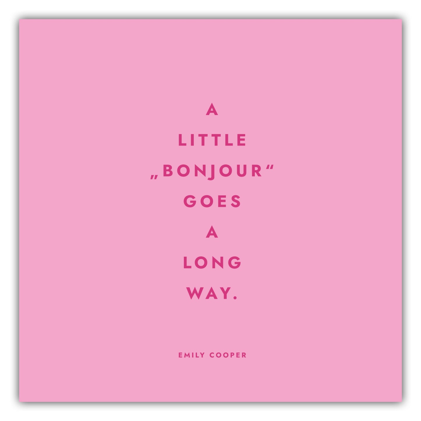 Poster Emily in Paris - A Little "Bonjour"
