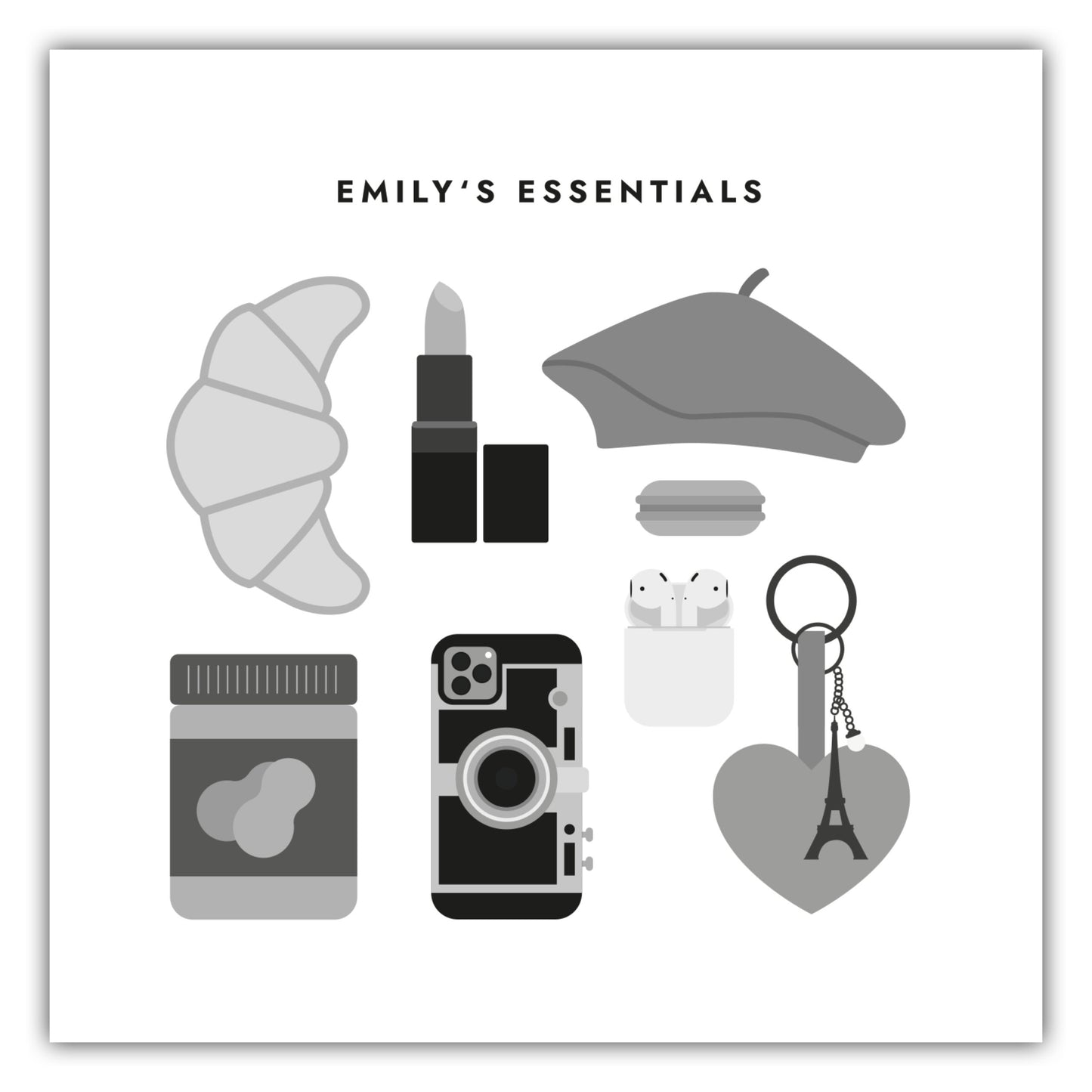 Poster Emily in Paris - Emilys Essentials