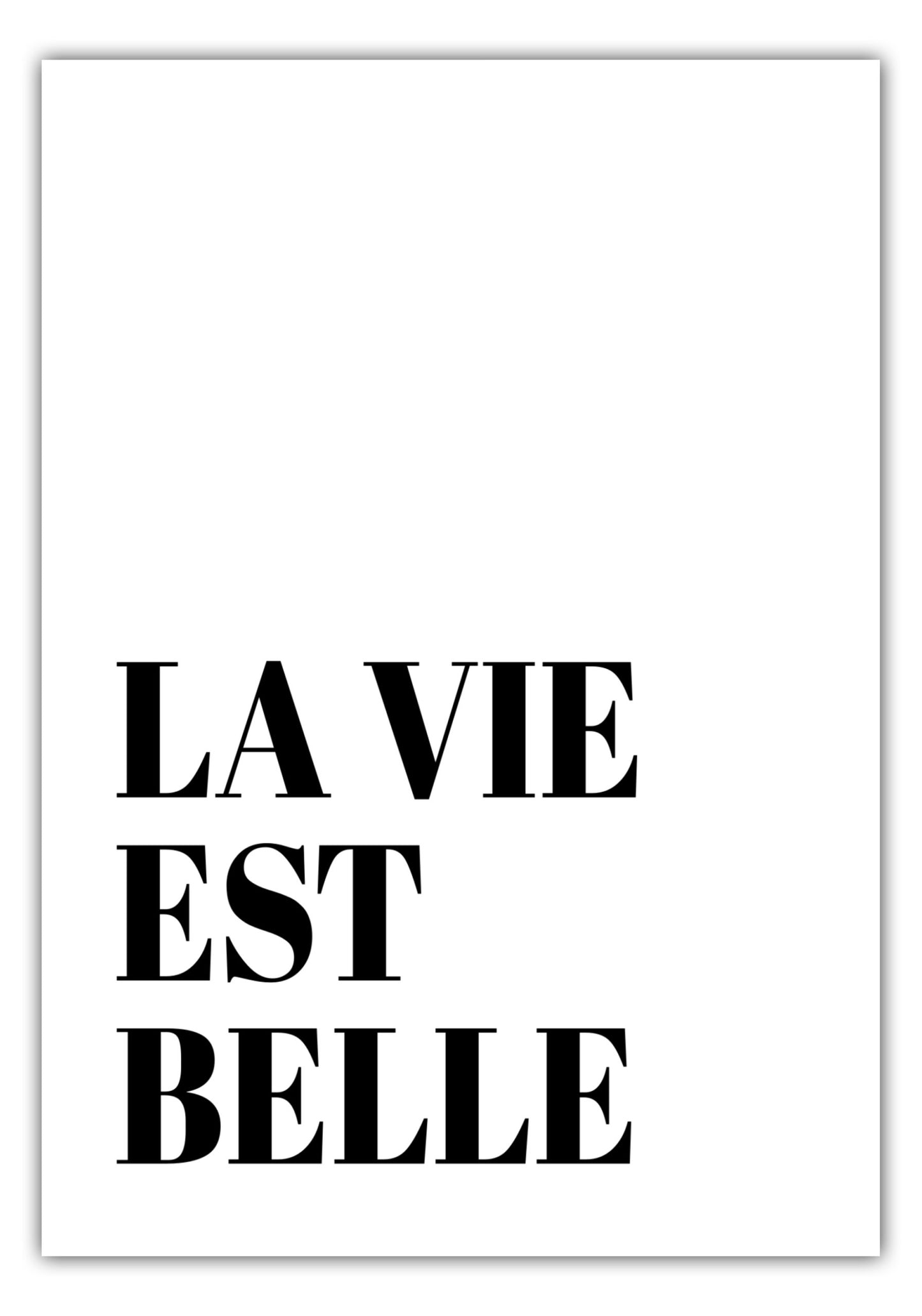 Poster Emily in Paris - La Vie Est Belle