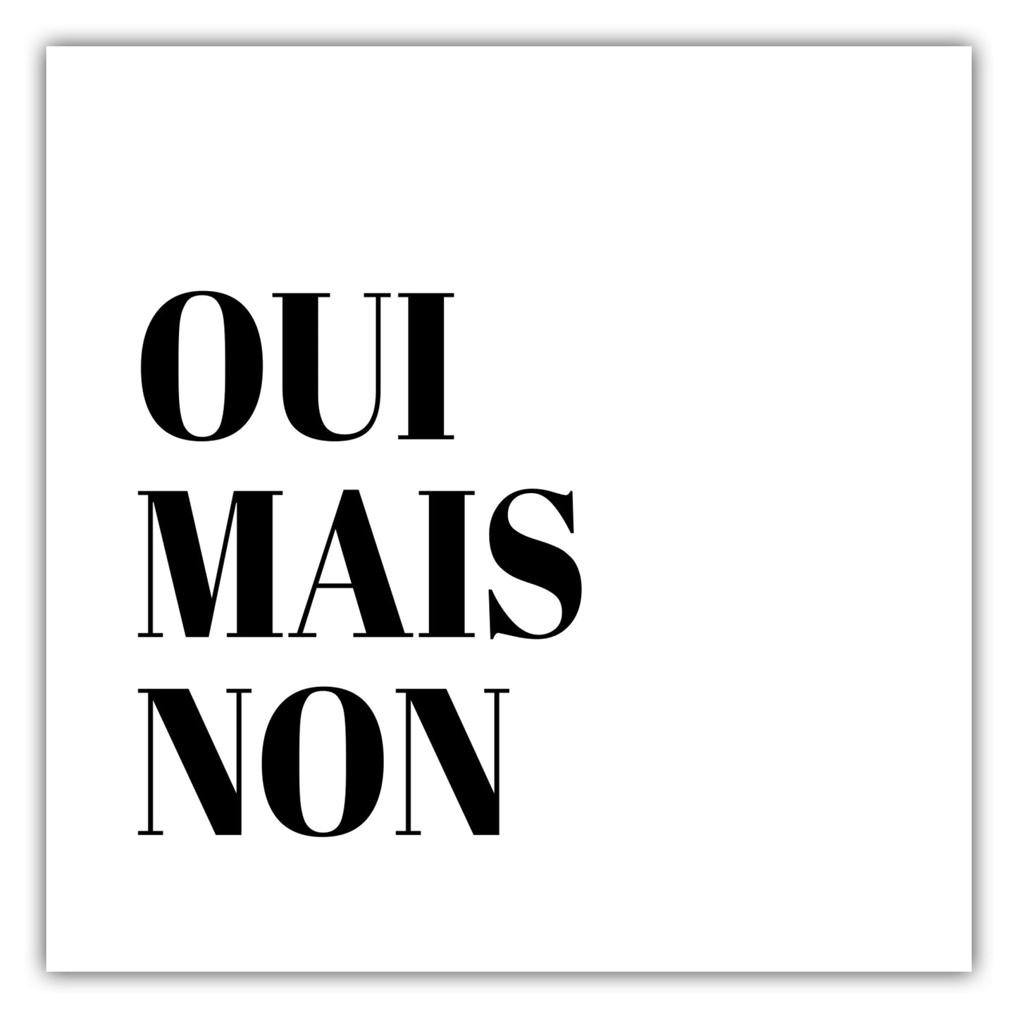 Poster Emily in Paris - Oui Mais Non