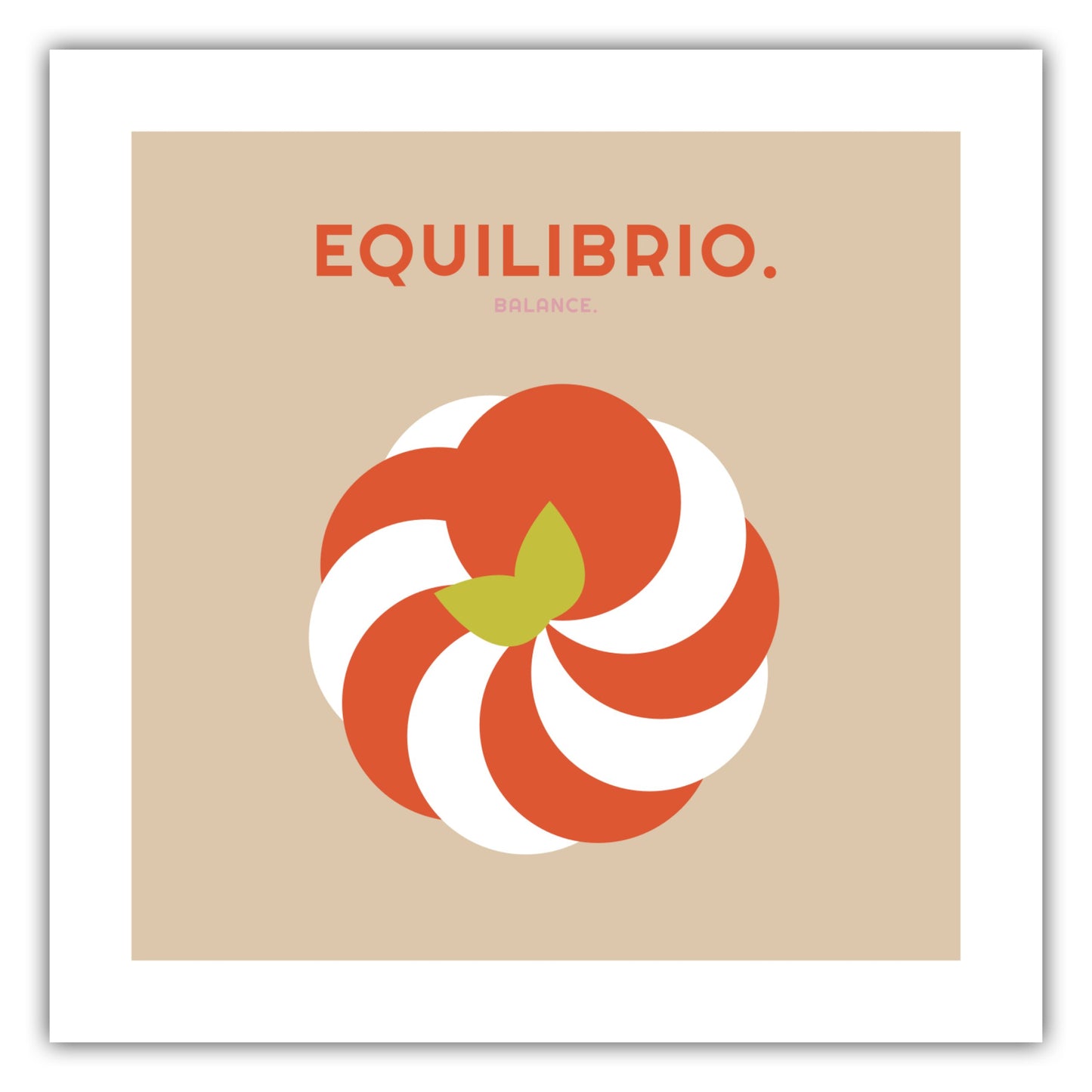 Poster Equilibrio - Tomate, Mozzarella & Basilikum - La Dolce Vita Collection