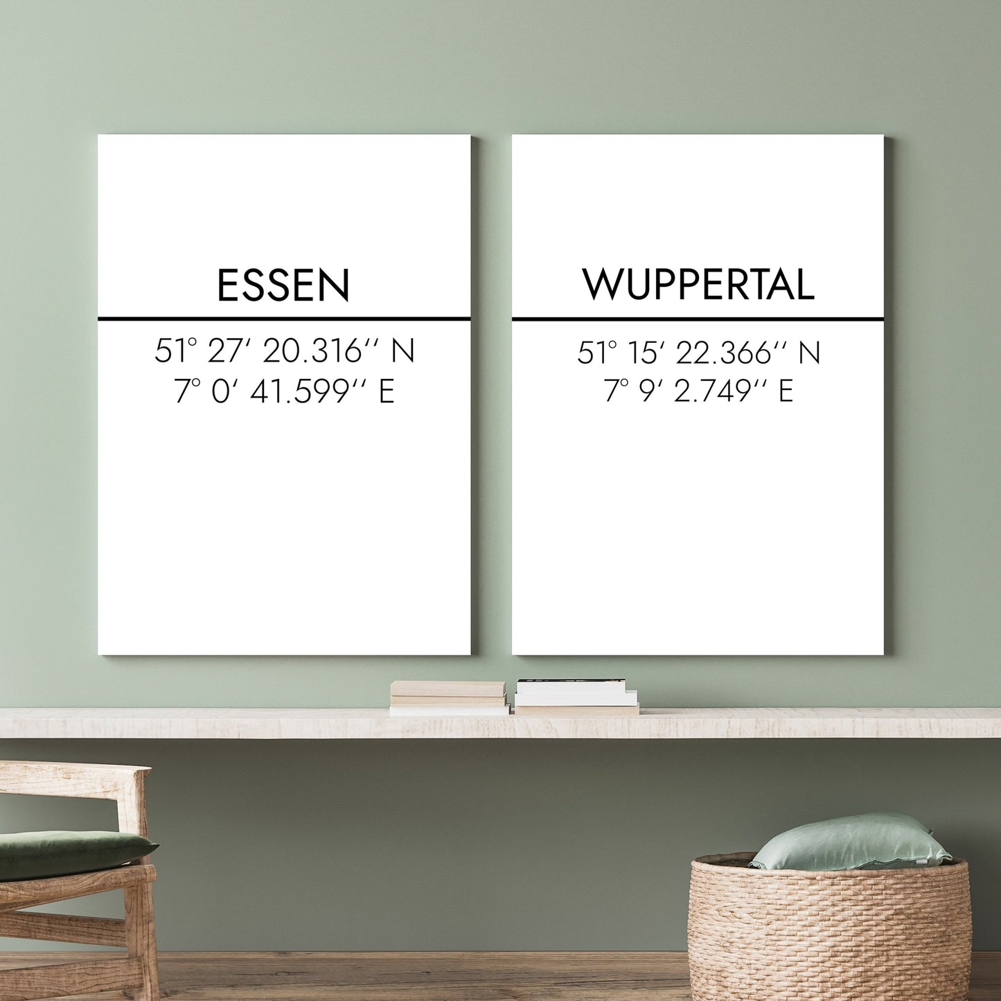 Poster Essen Koordinaten #2