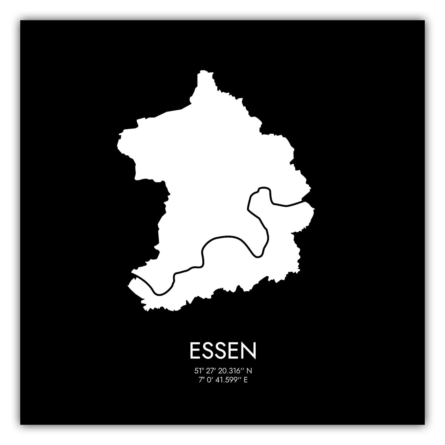 Poster Essen Koordinaten #3