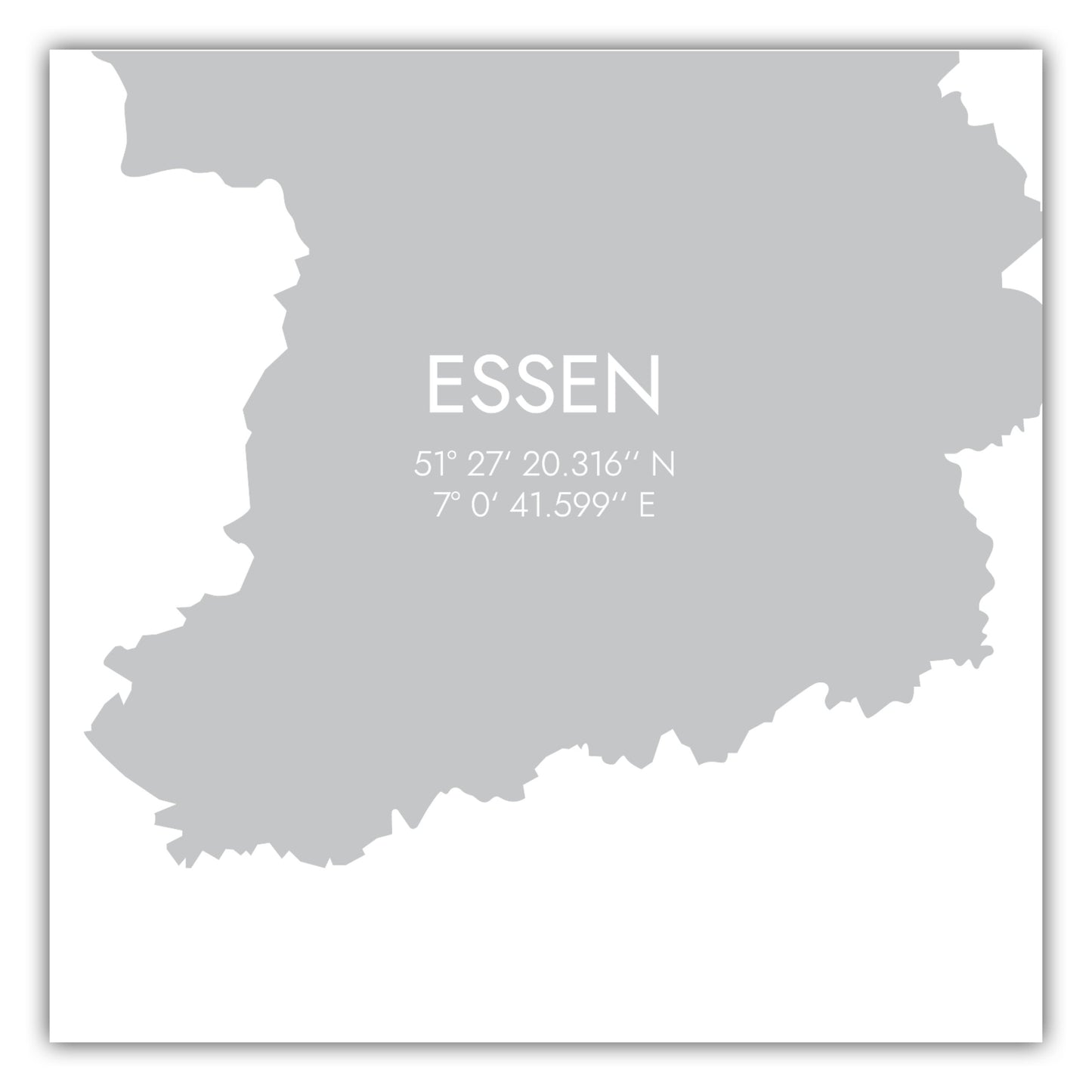 Poster Essen Koordinaten #5