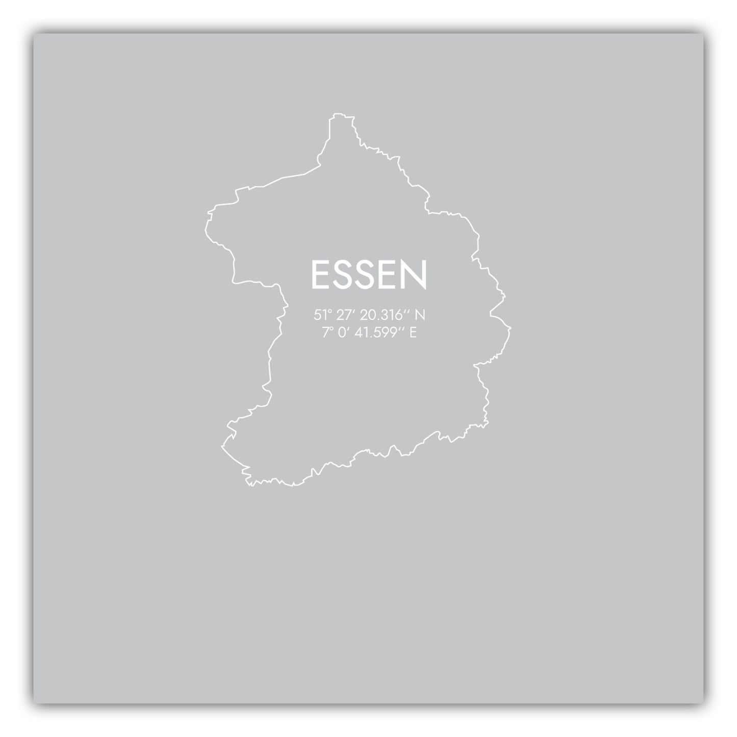 Poster Essen Koordinaten #7