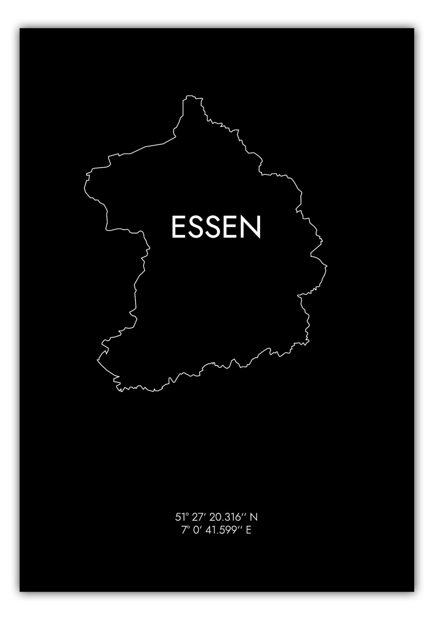 Poster Essen Koordinaten #8