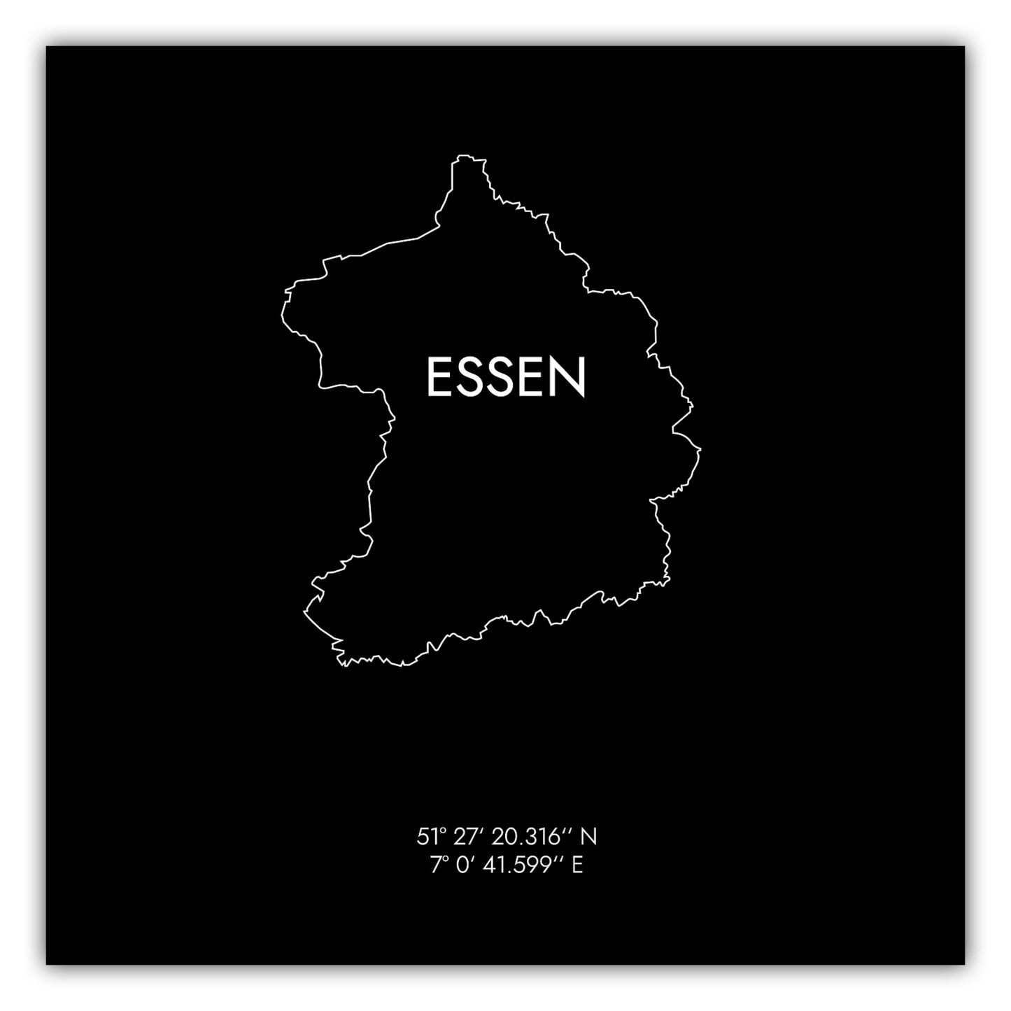 Poster Essen Koordinaten #8