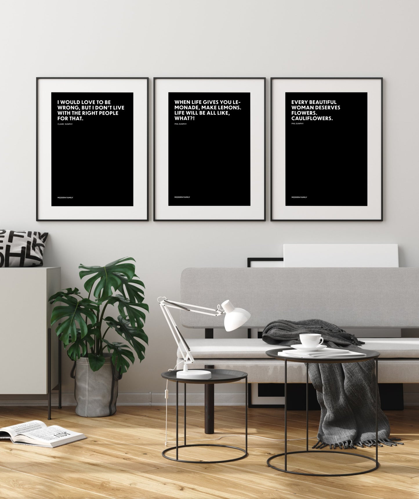 Poster Every beautiful woman deserves flowers. Cauliflowers. - Phil Dunphy - Modern Family