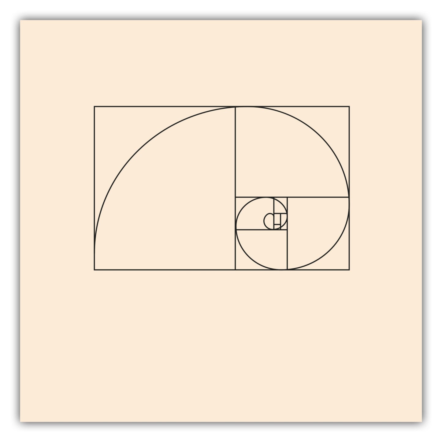 Poster Fibonacci klein