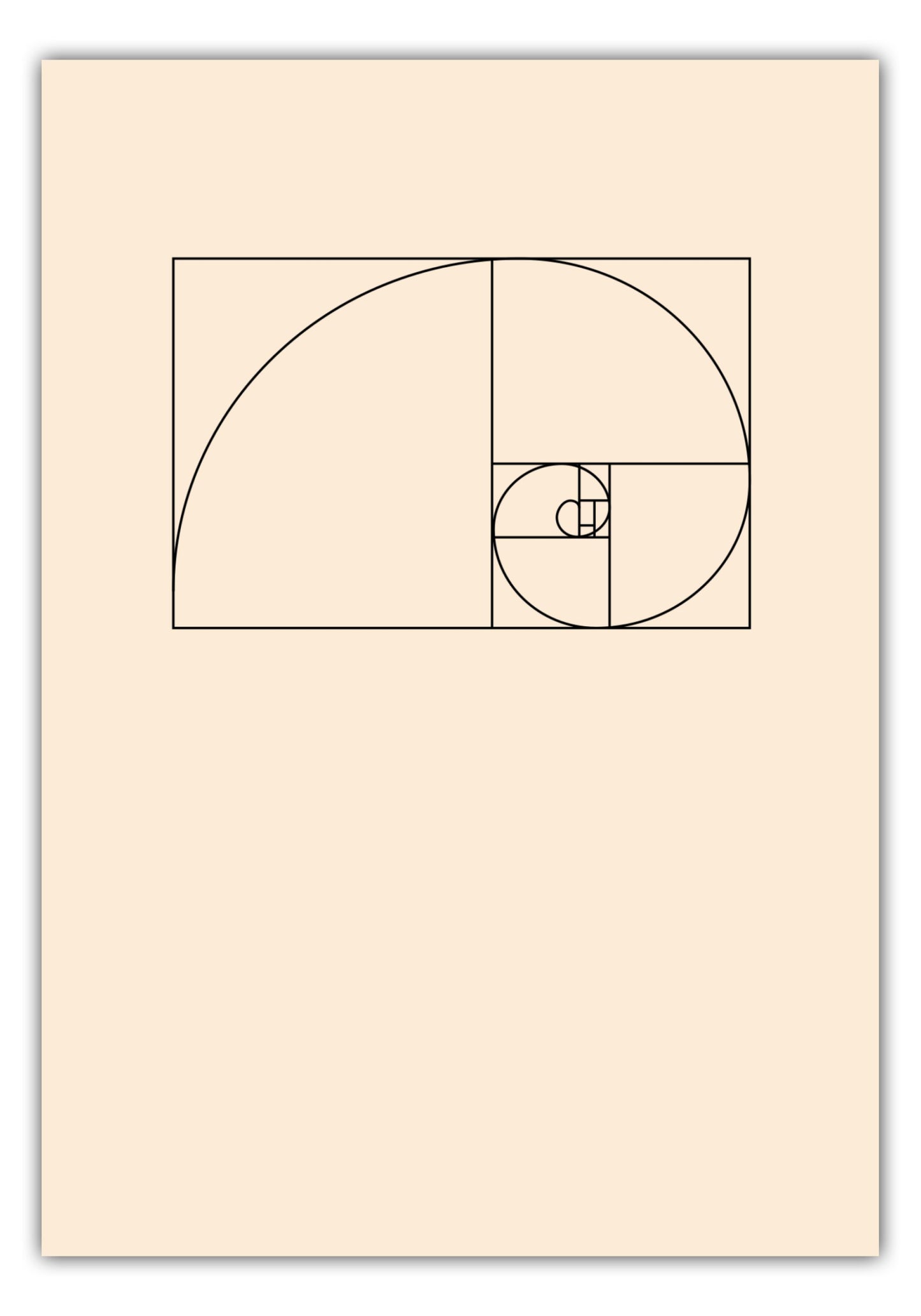 Poster Fibonacci klein