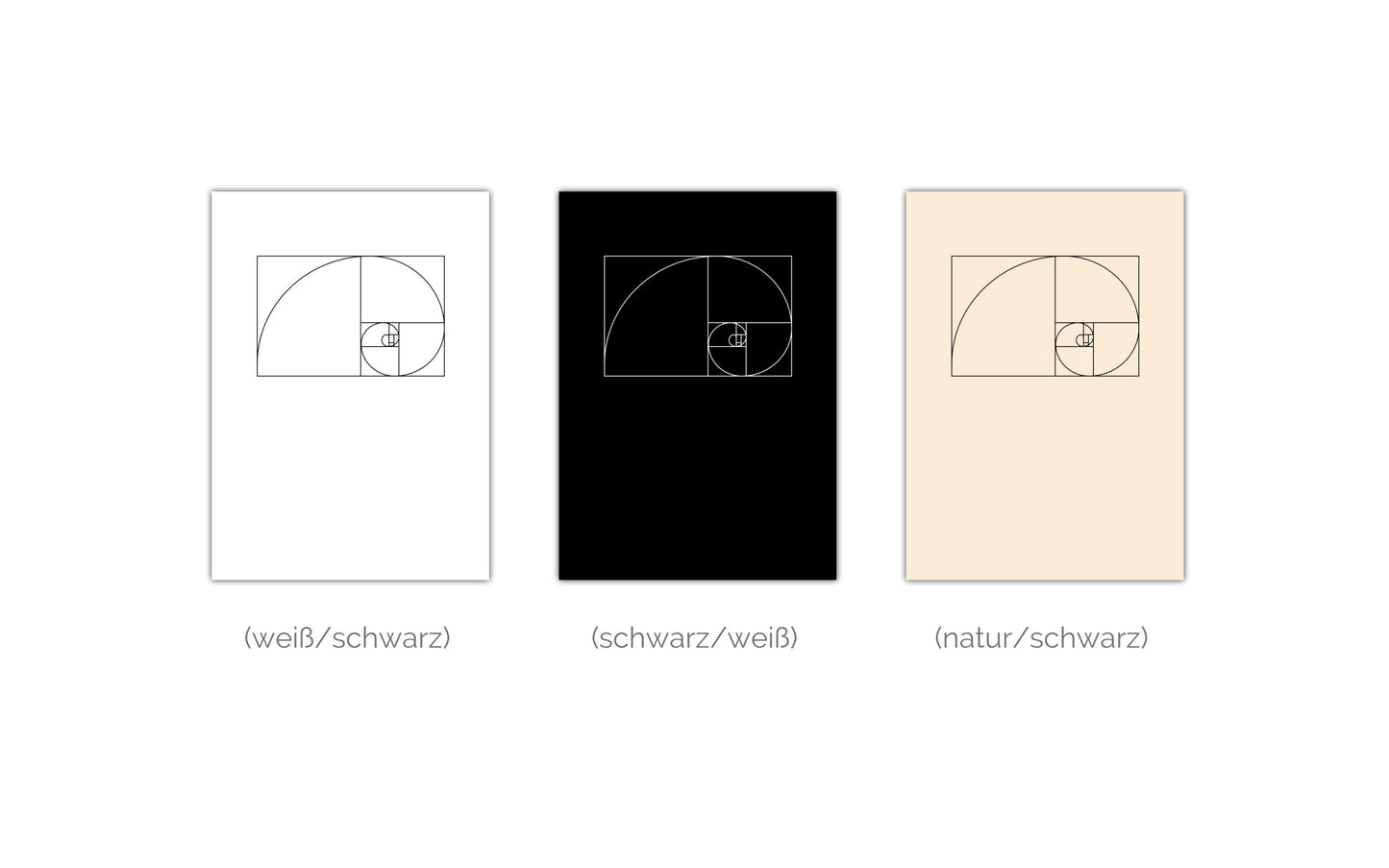 Poster Fibonacci klein