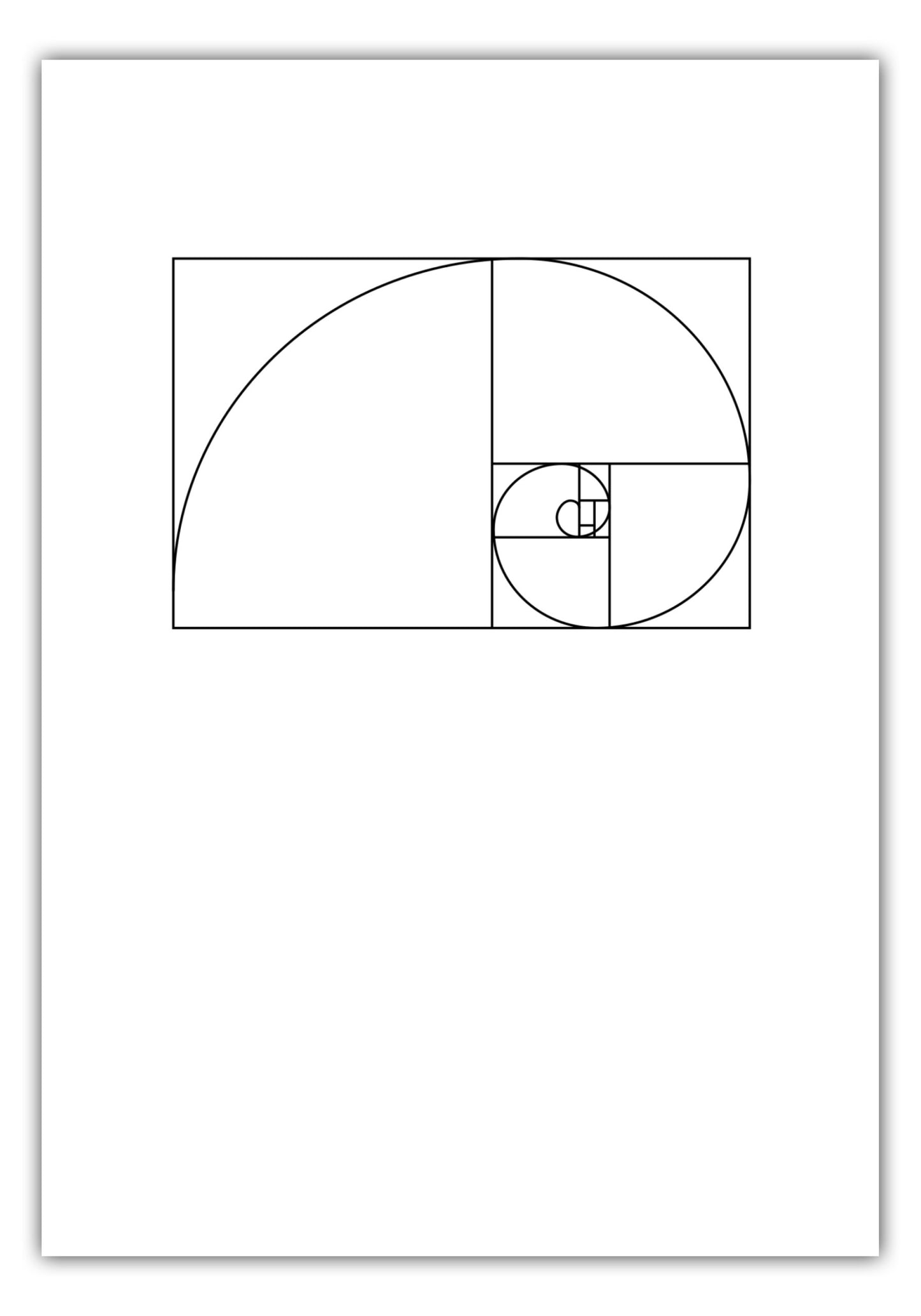 Poster Fibonacci klein