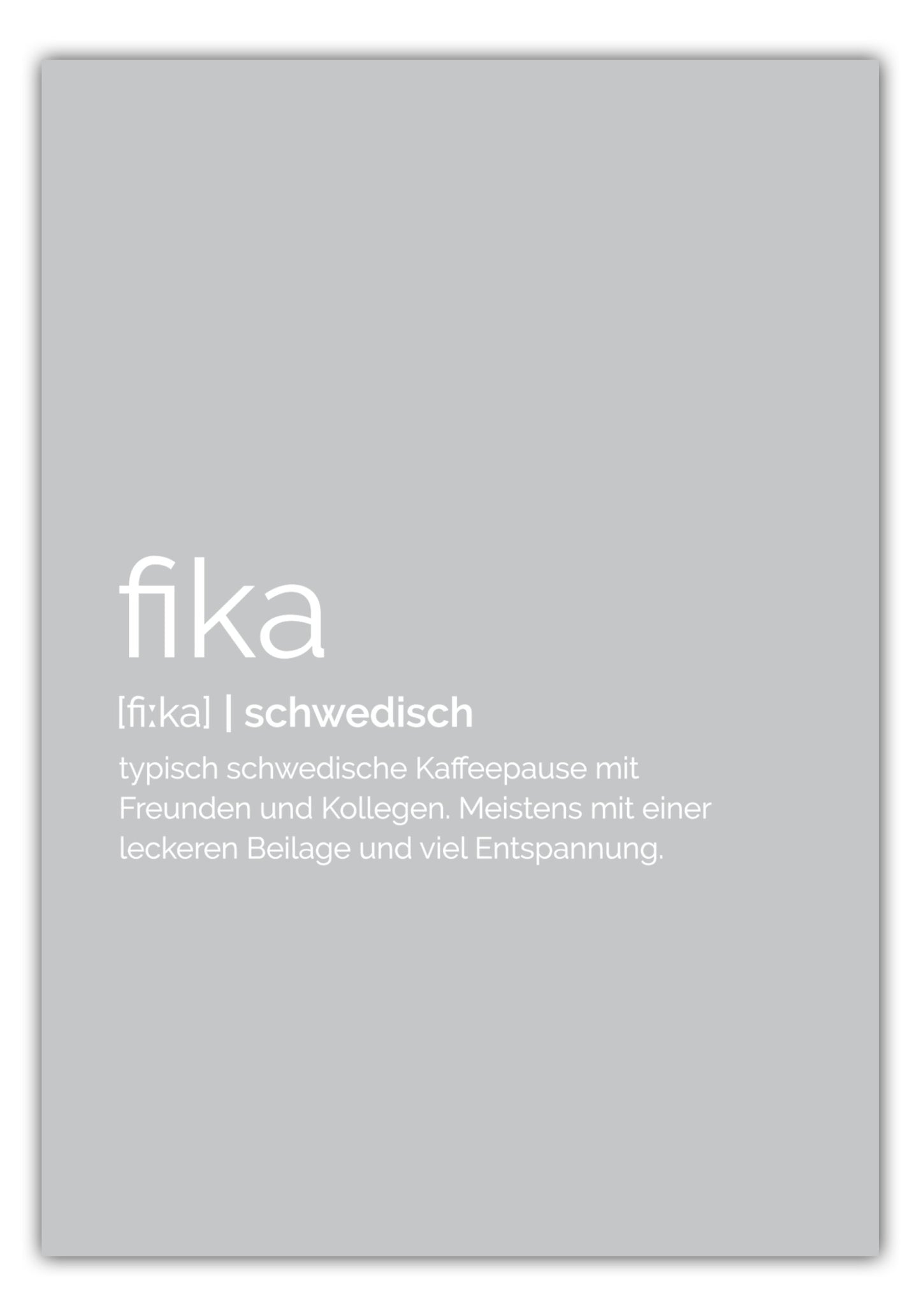 Poster Fika