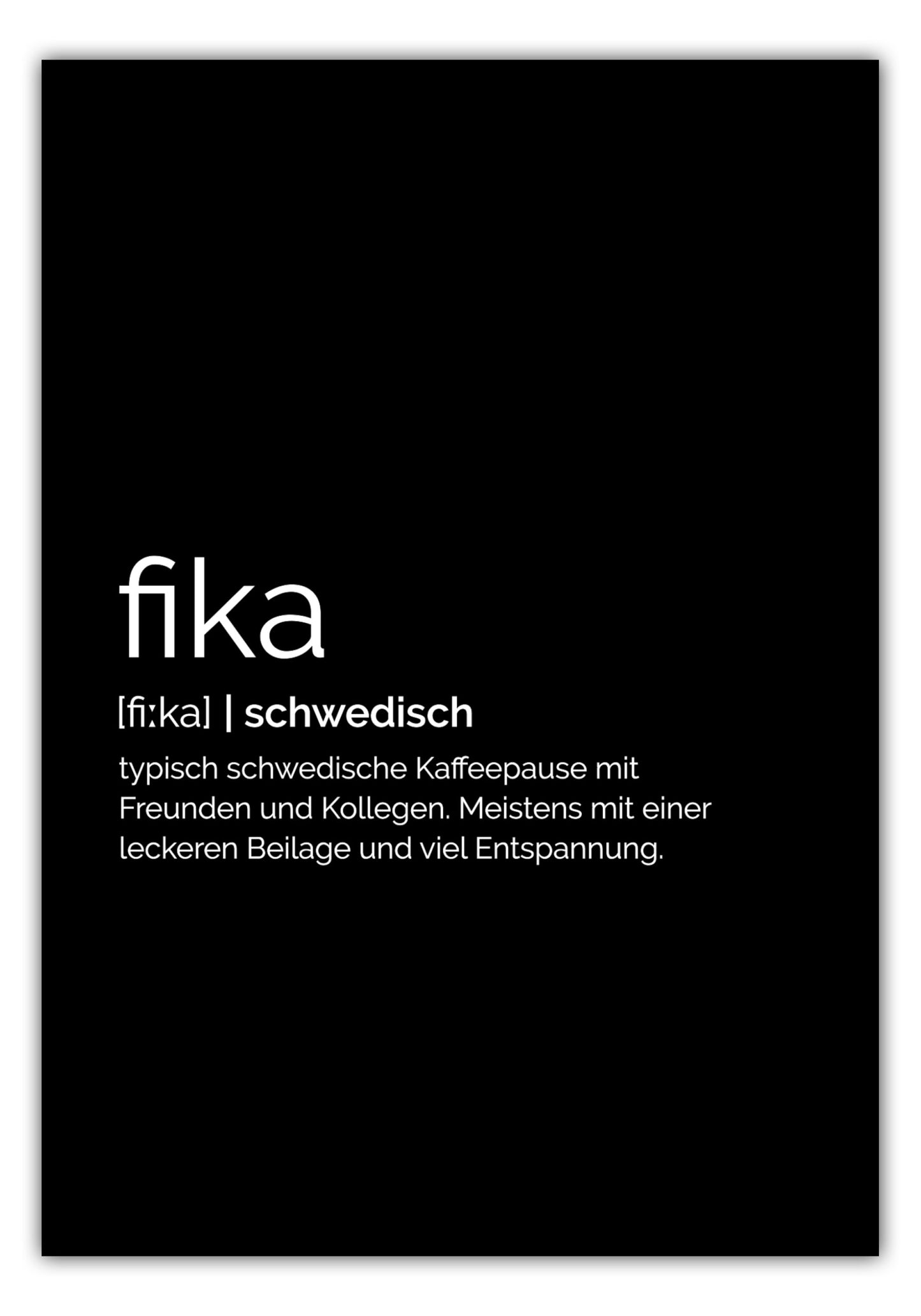 Poster Fika