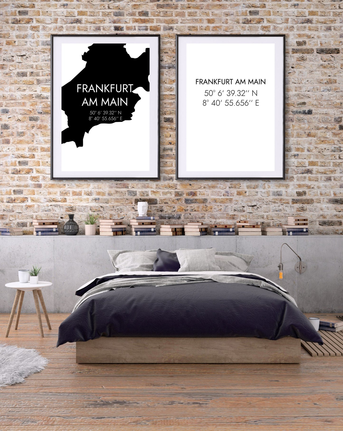 Poster Frankfurt am Main Koordinaten #5