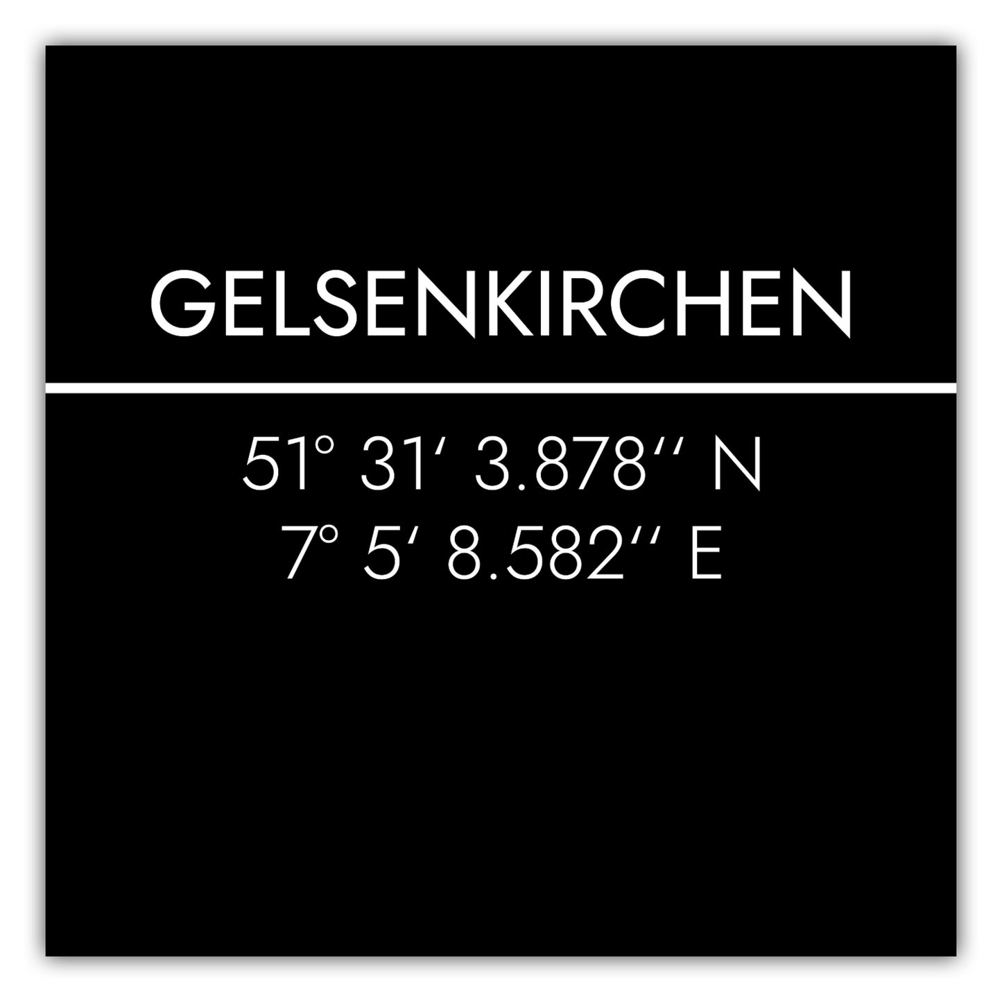 Poster Gelsenkirchen Koordinaten #2