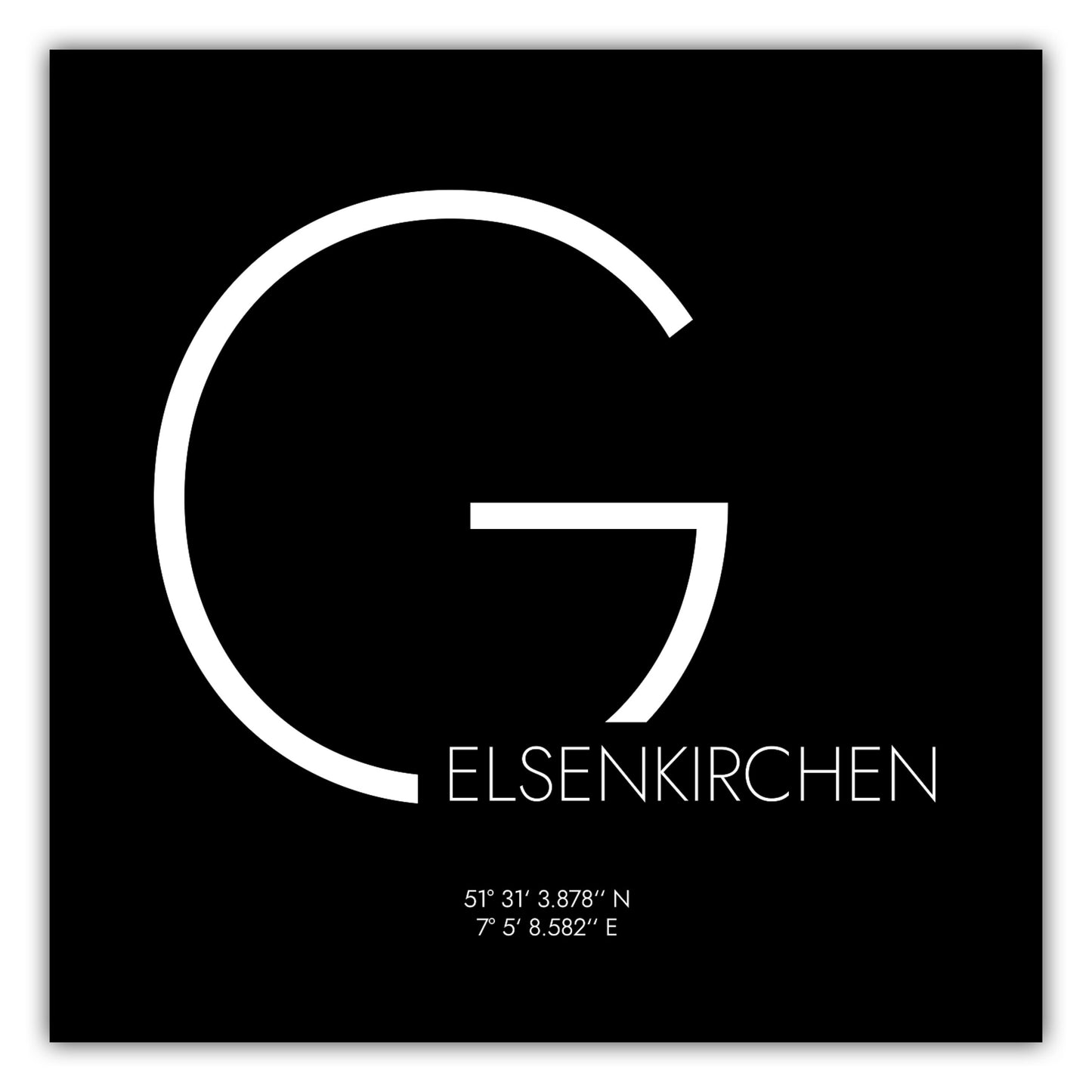 Poster Gelsenkirchen Koordinaten #4