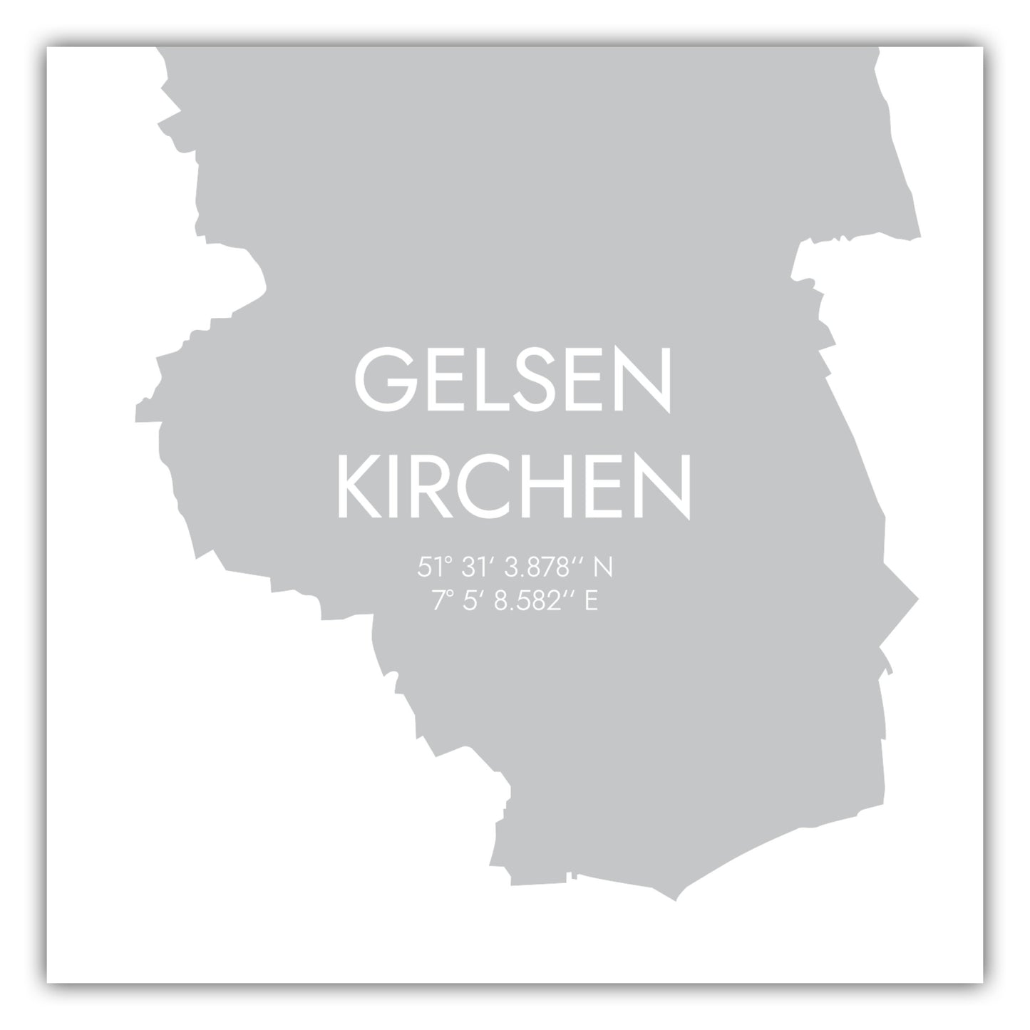 Poster Gelsenkirchen Koordinaten #5