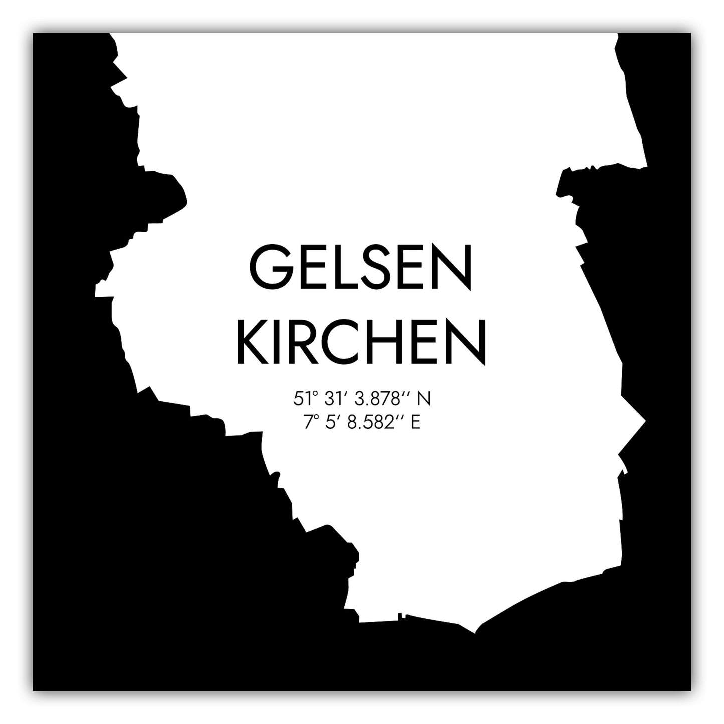 Poster Gelsenkirchen Koordinaten #5