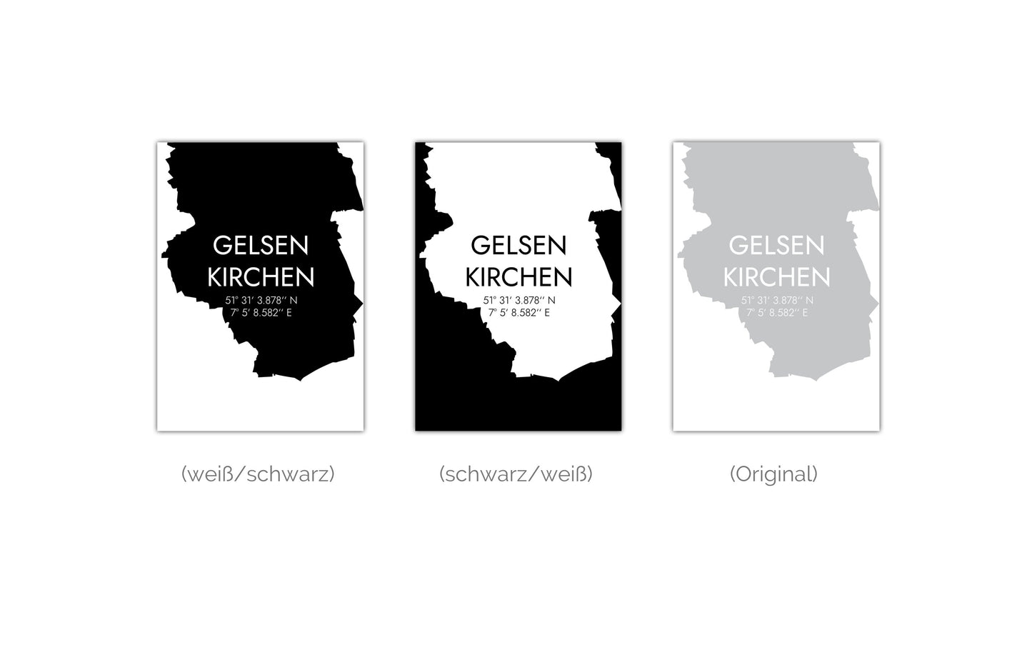 Poster Gelsenkirchen Koordinaten #5
