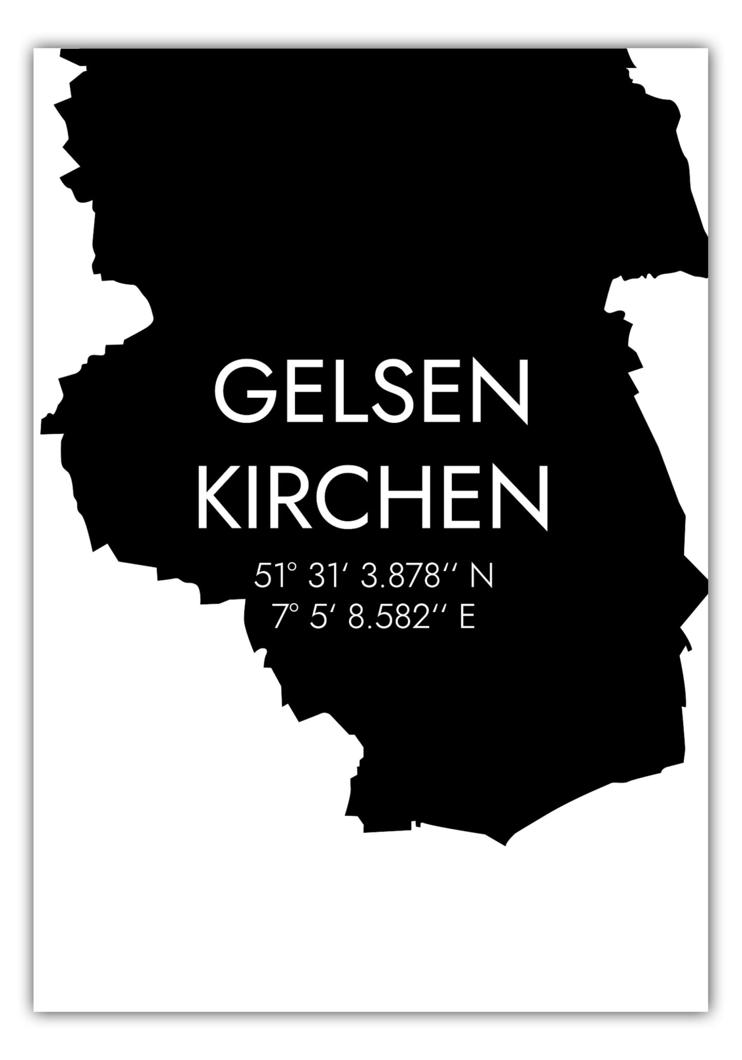 Poster Gelsenkirchen Koordinaten #5