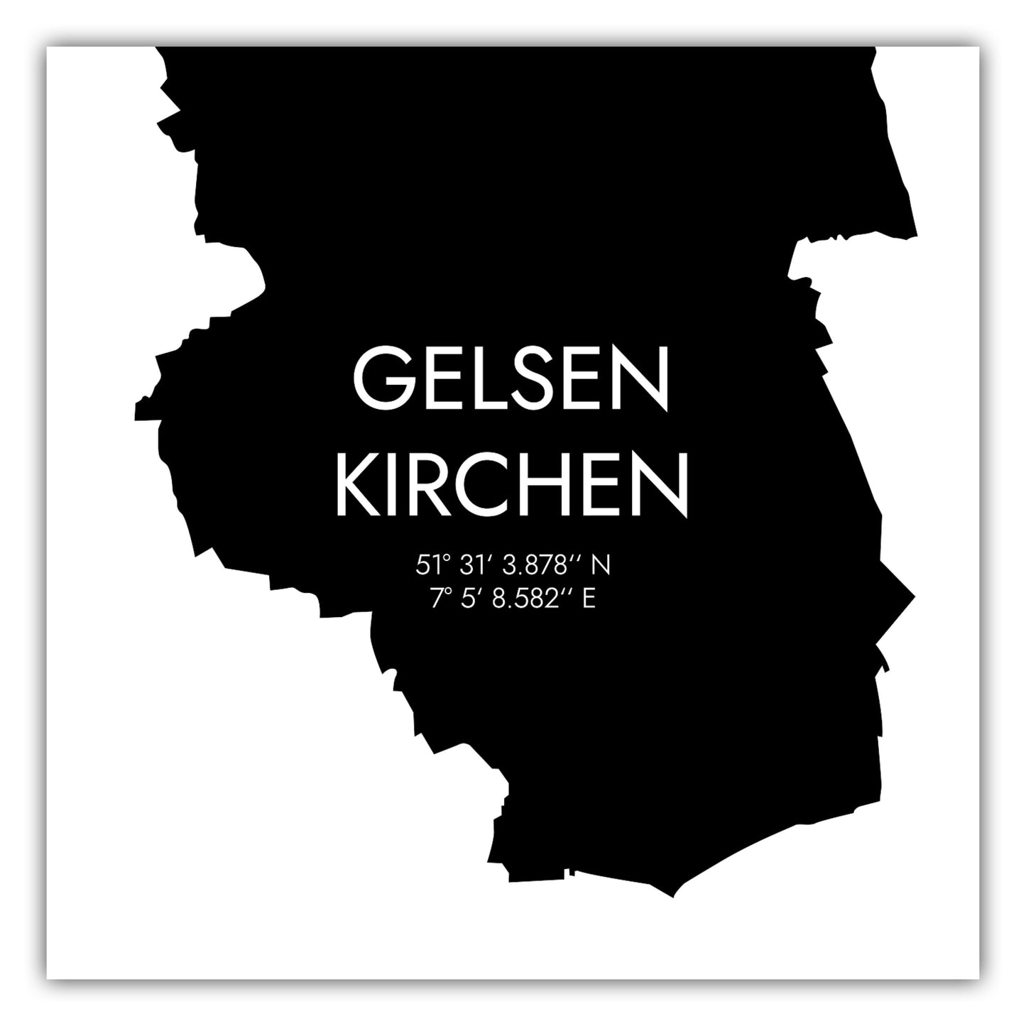 Poster Gelsenkirchen Koordinaten #5