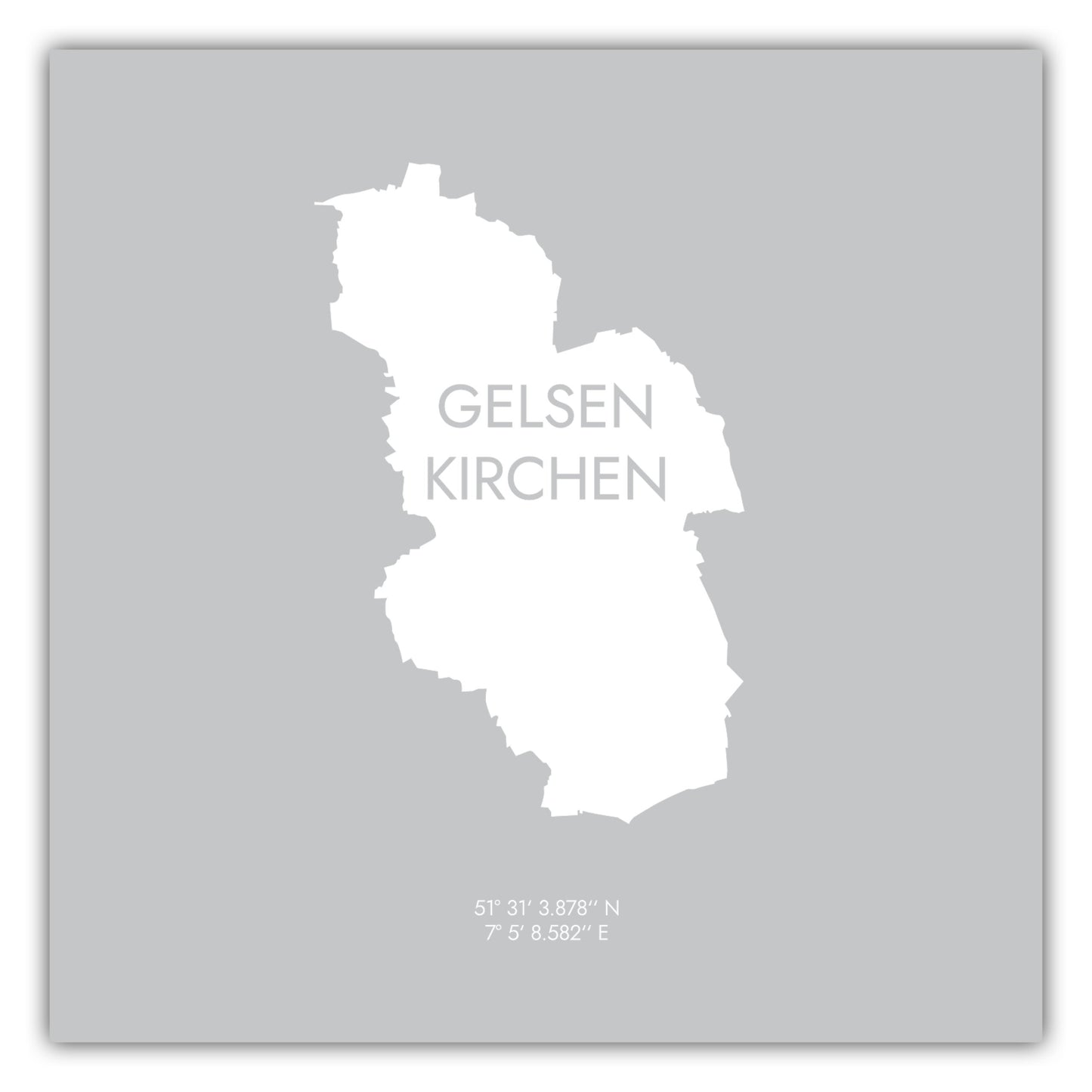 Poster Gelsenkirchen Koordinaten #6
