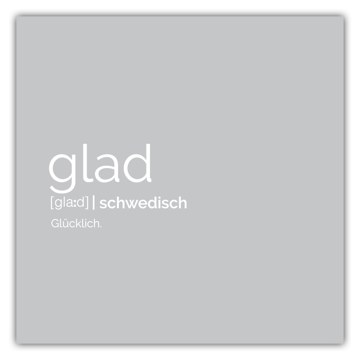 Poster Glad