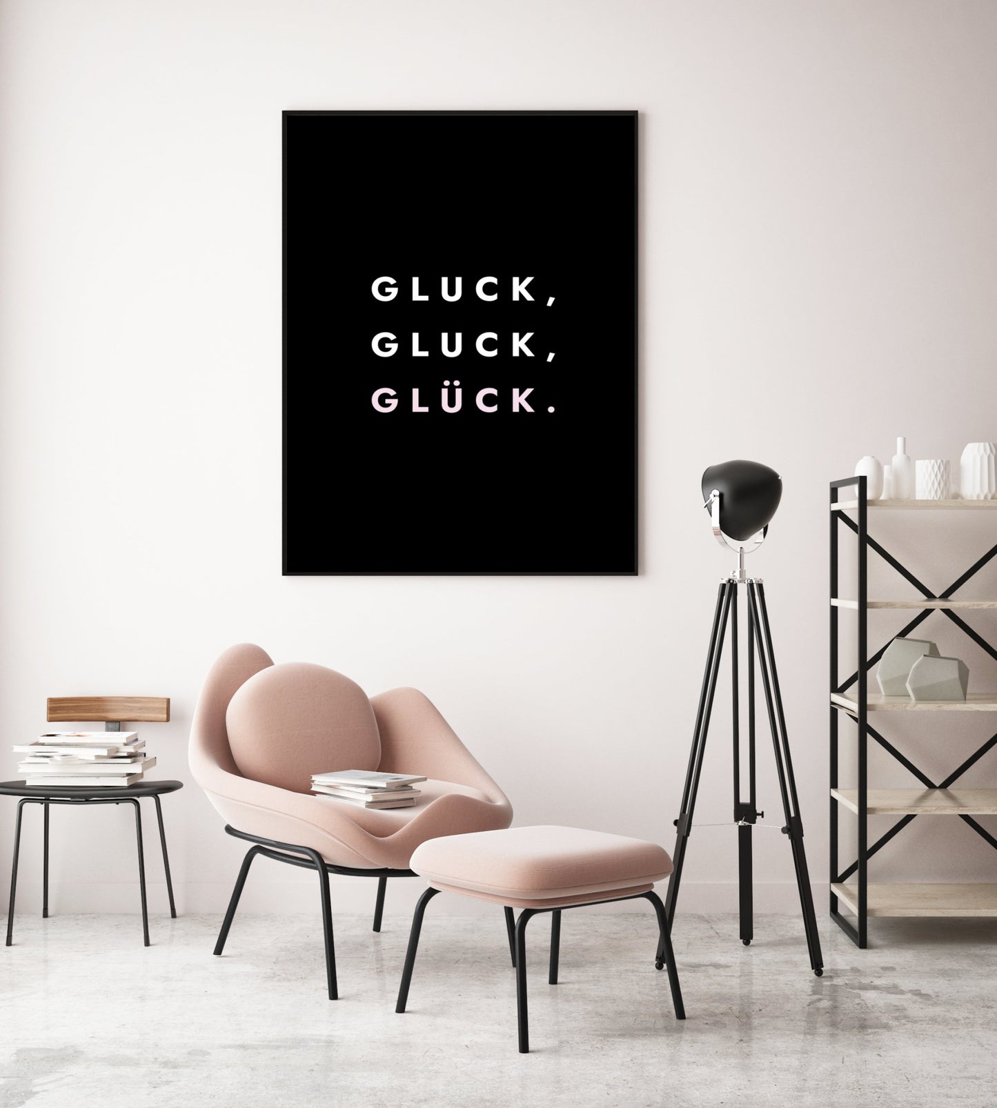 Poster Gluck, Gluck, Glück.