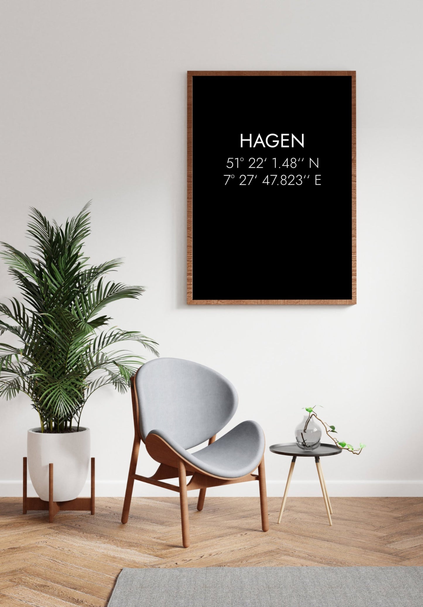 Poster Hagen Koordinaten #1