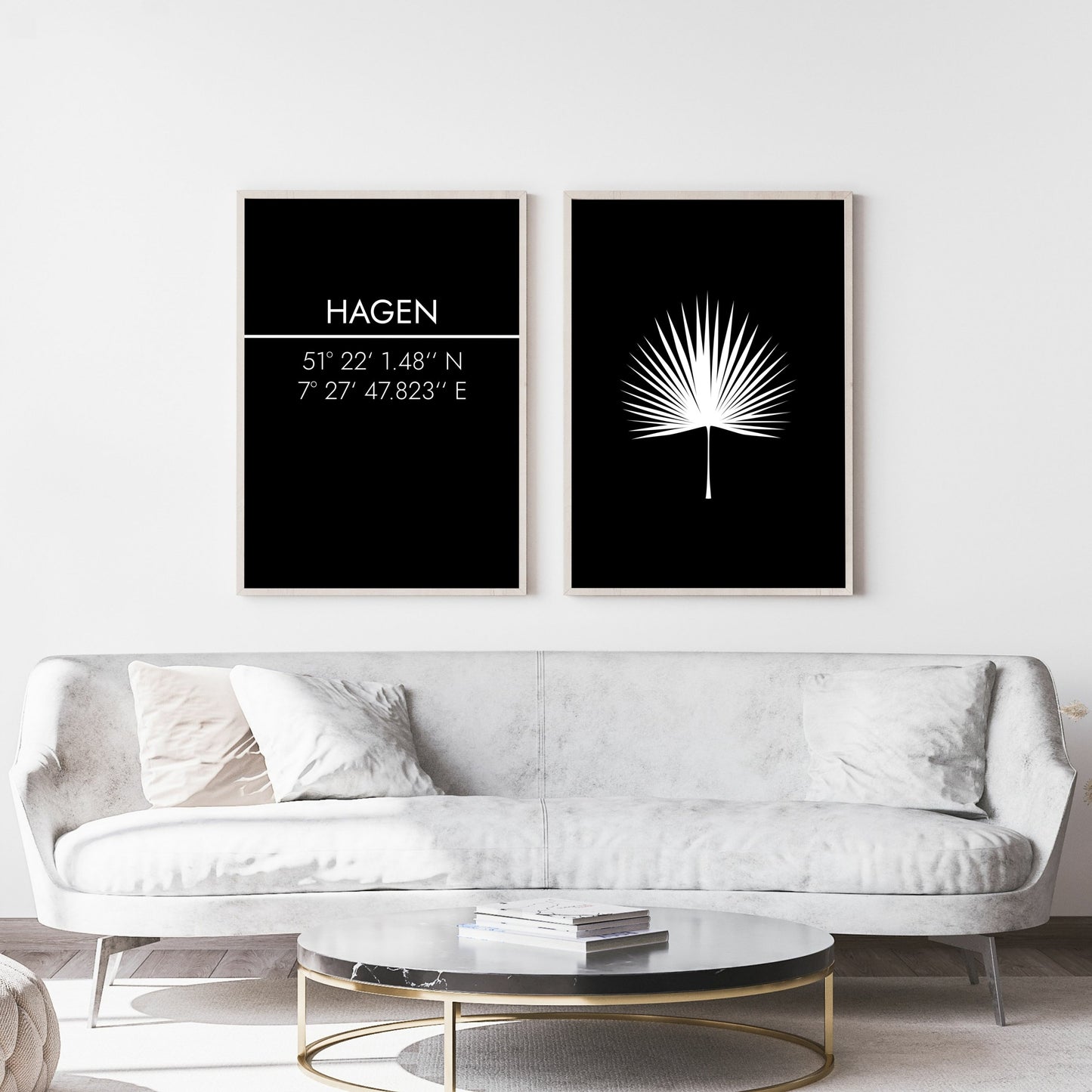 Poster Hagen Koordinaten #2