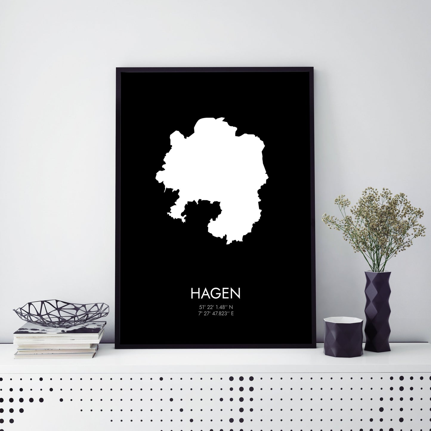 Poster Hagen Koordinaten #3