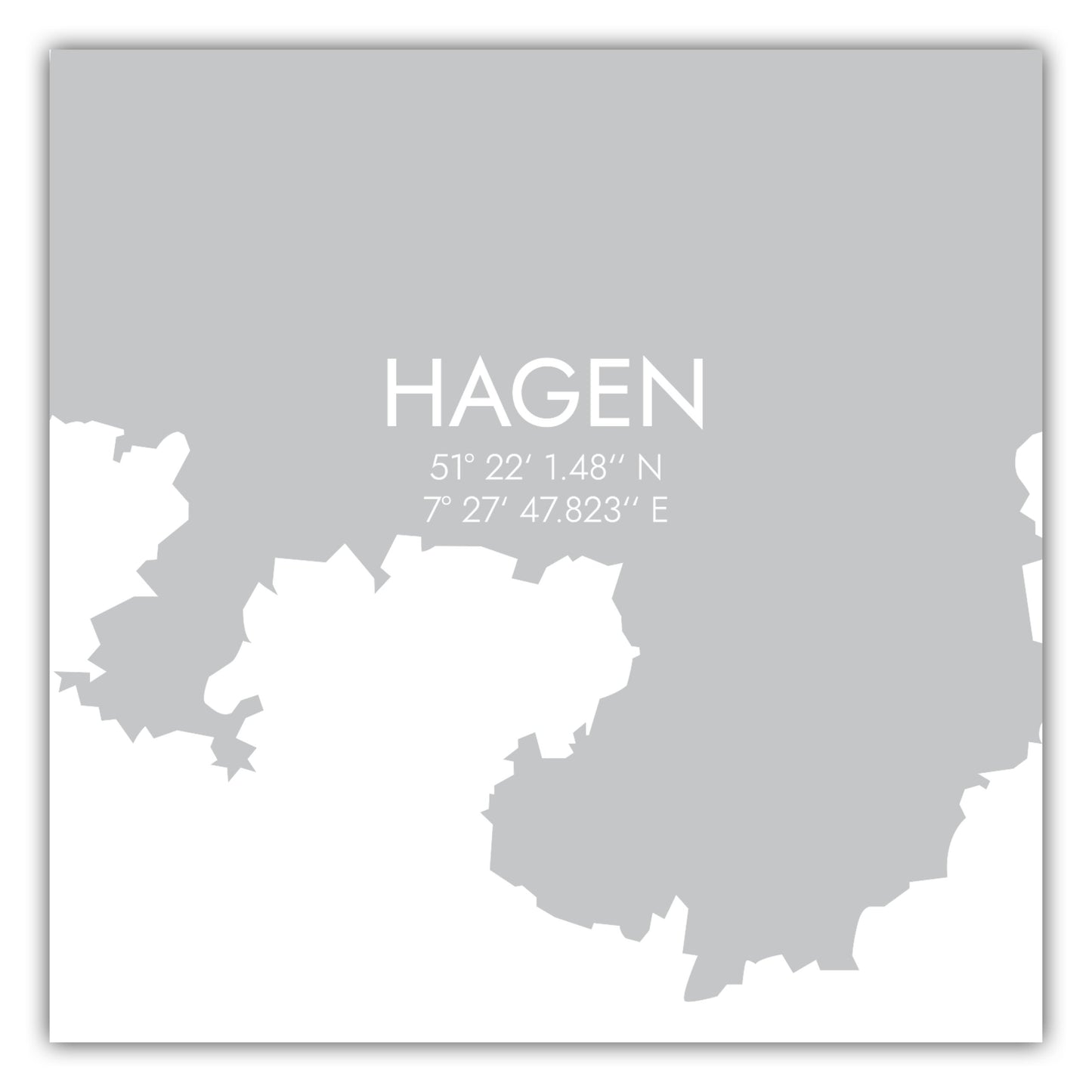 Poster Hagen Koordinaten #5